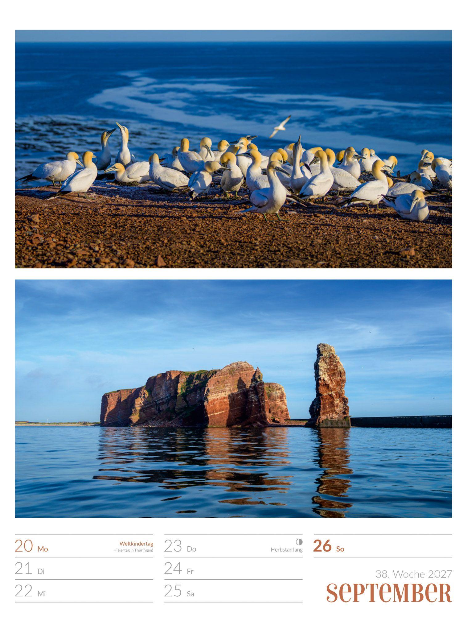 Beispielinhalt (Bild) Farben der Natur Wochenplaner Kalender 2027