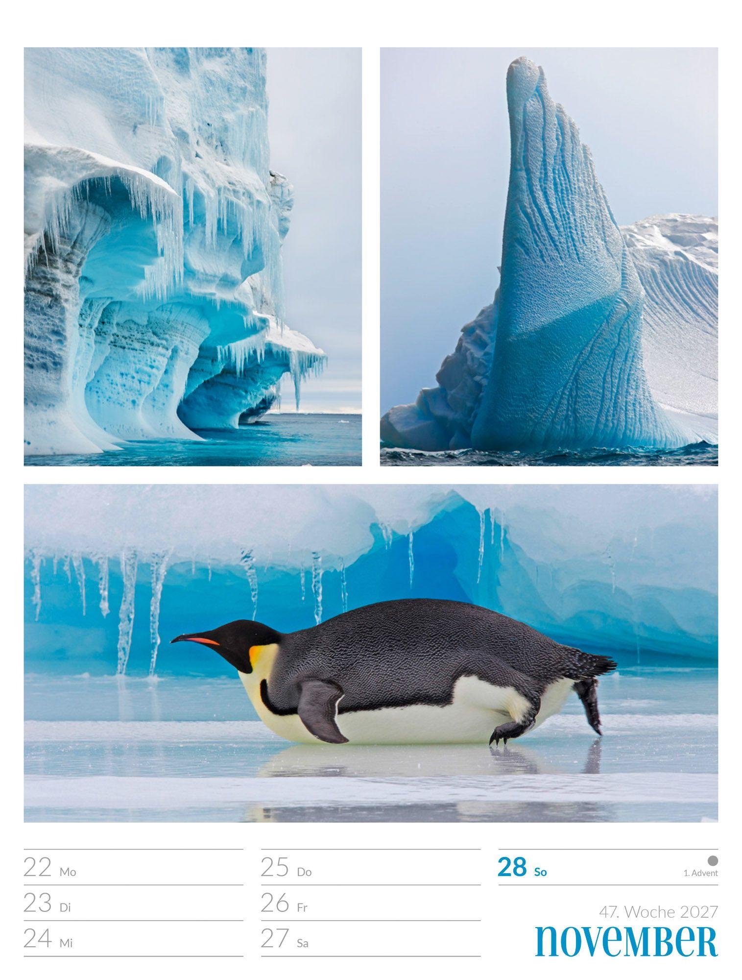 Beispielinhalt (Bild) Farben der Natur Wochenplaner Kalender 2027