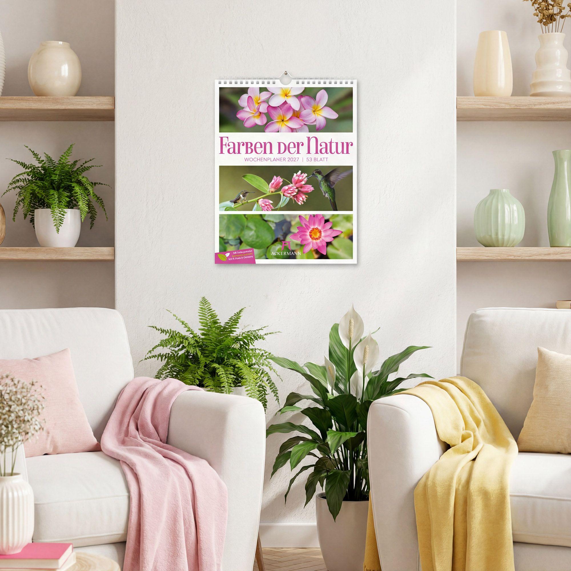 Beispielinhalt (Bild) Farben der Natur Wochenplaner Kalender 2027