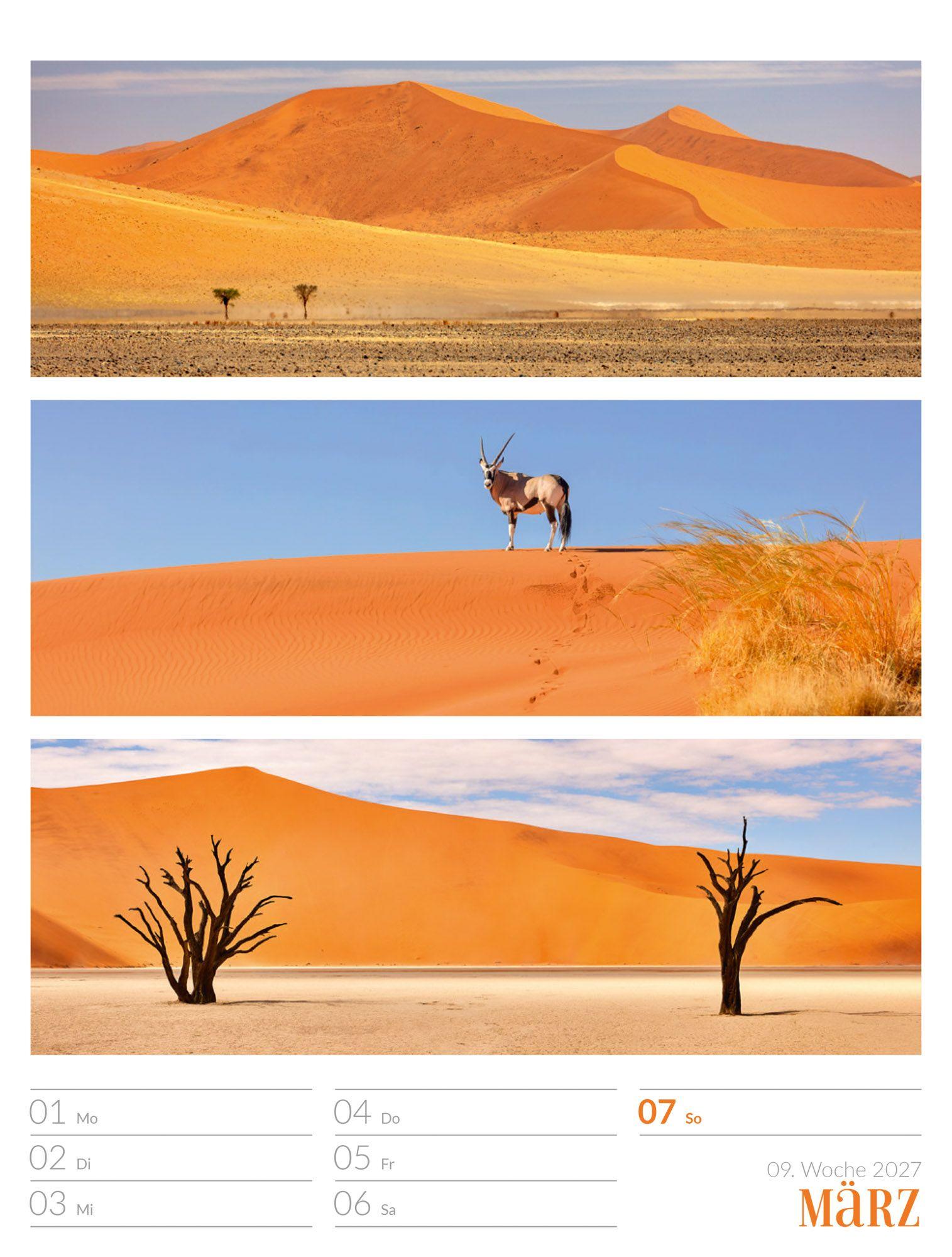 Beispielinhalt (Bild) Farben der Natur Wochenplaner Kalender 2027