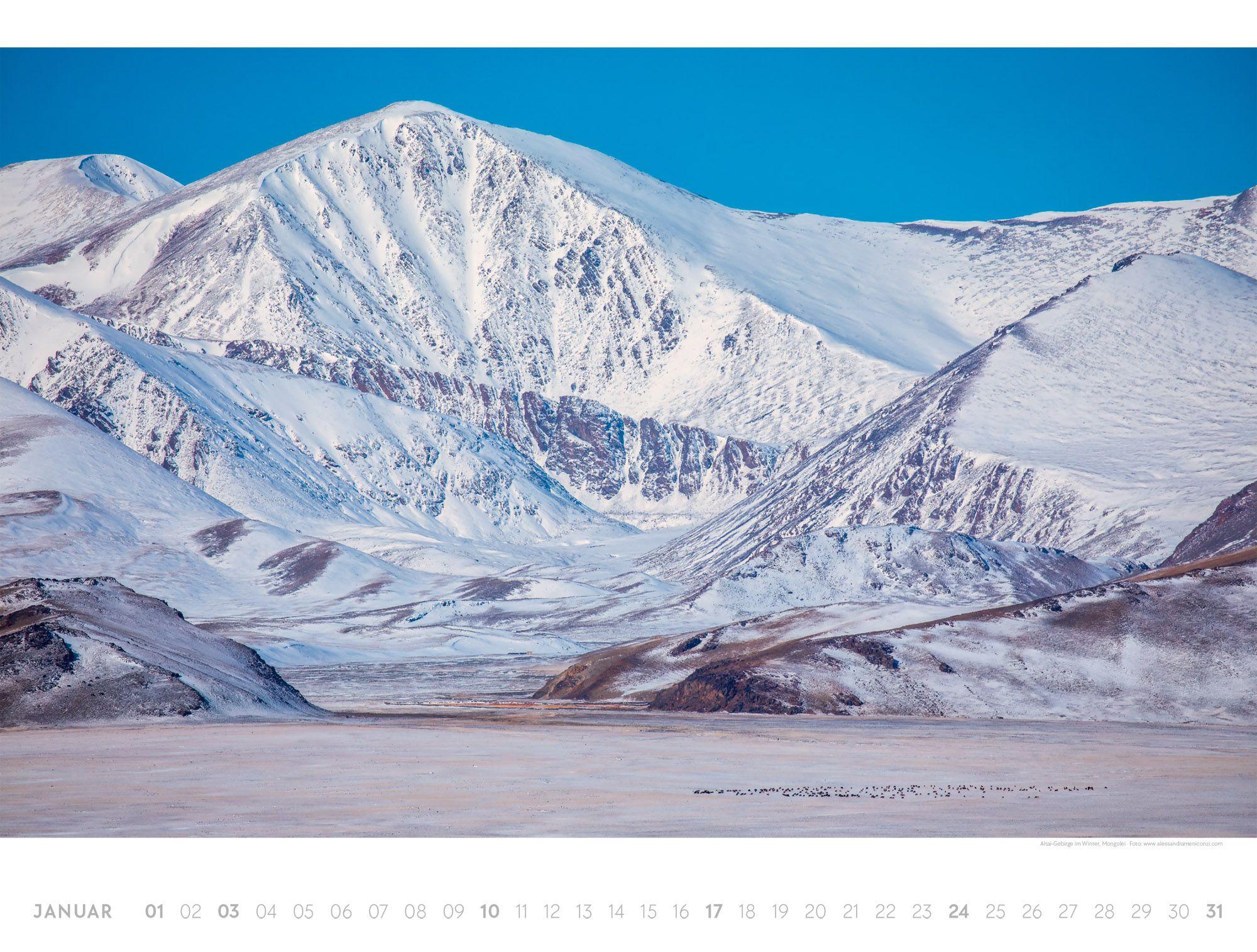 Beispielinhalt (Bild) Freiraum Kalender 2027