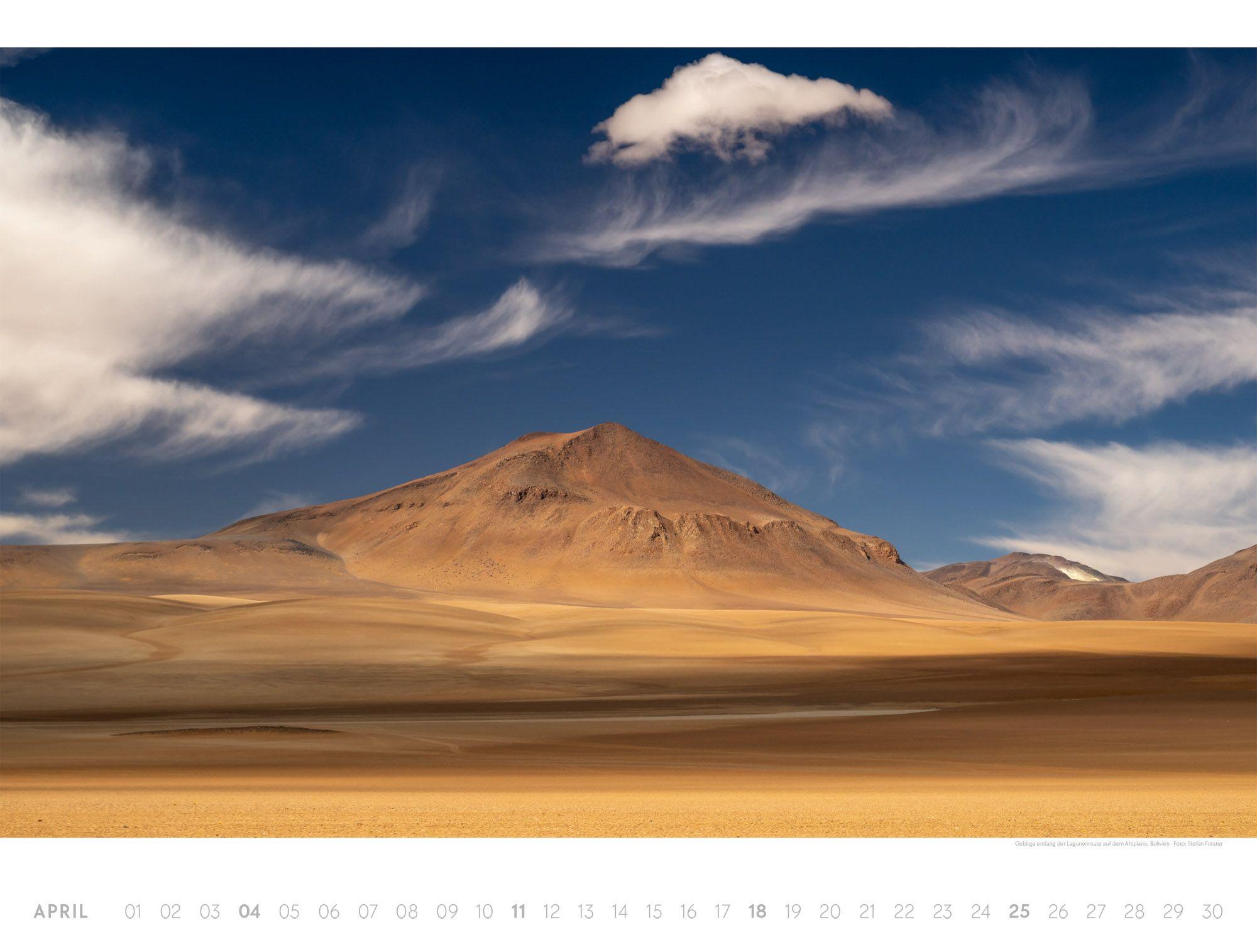 Beispielinhalt (Bild) Freiraum Kalender 2027