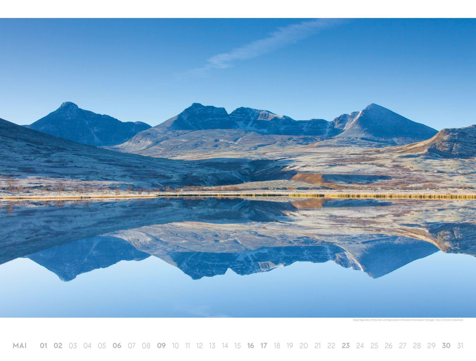 Beispielinhalt (Bild) Freiraum Kalender 2027