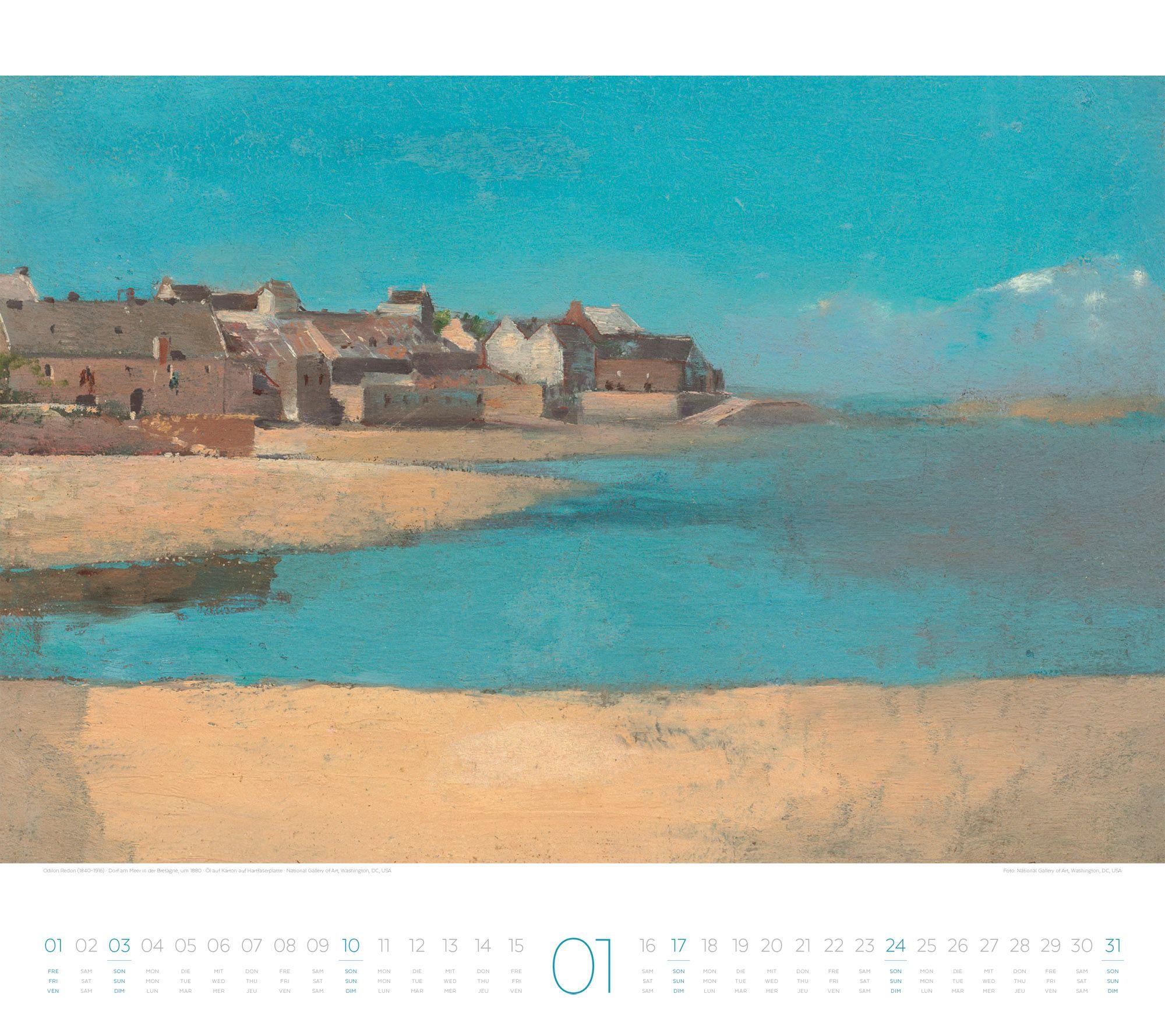 Beispielinhalt (Bild) Die Kunst der Stille Kalender 2027