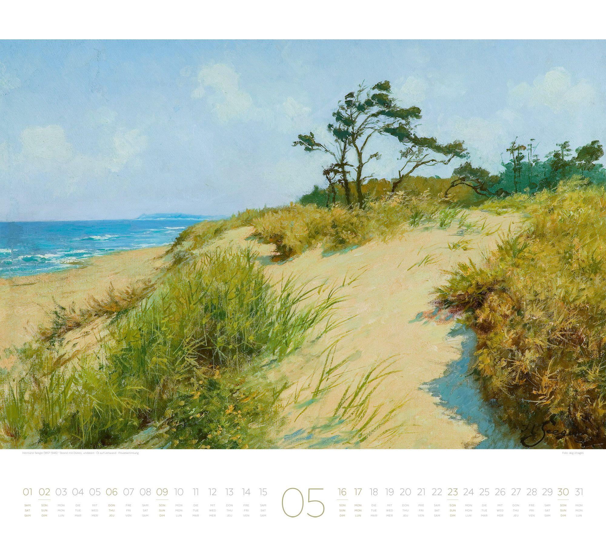 Beispielinhalt (Bild) Die Kunst der Stille Kalender 2027