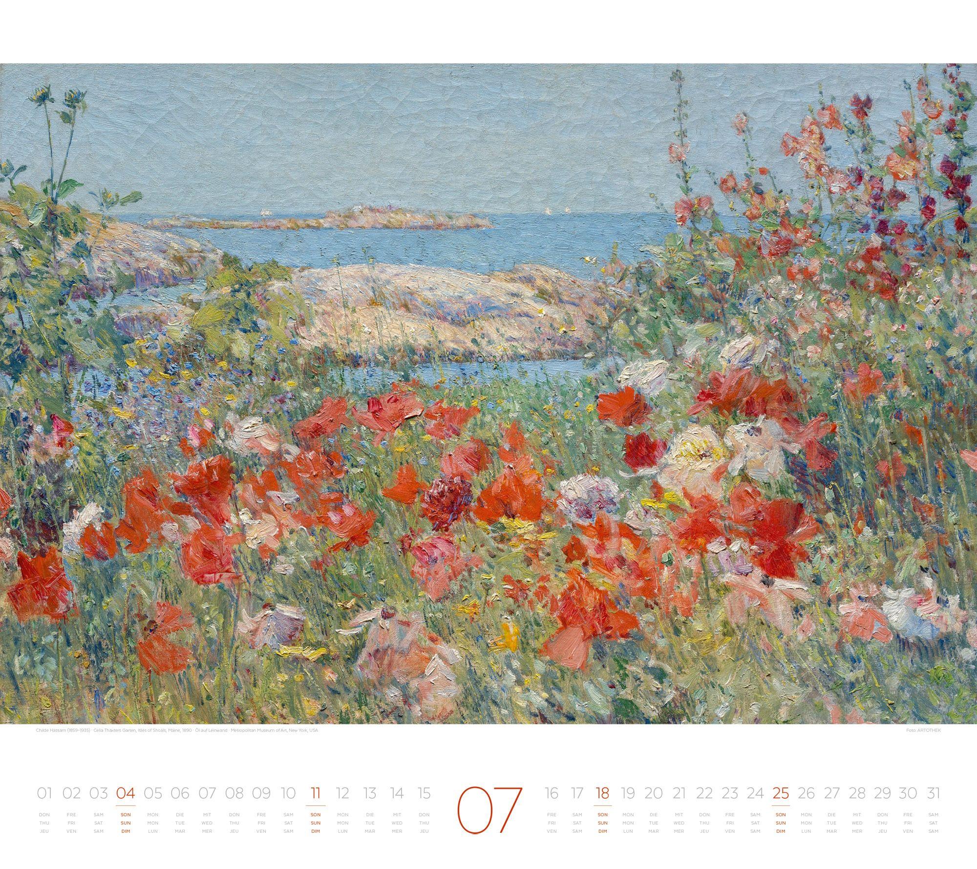 Beispielinhalt (Bild) Die Kunst der Stille Kalender 2027