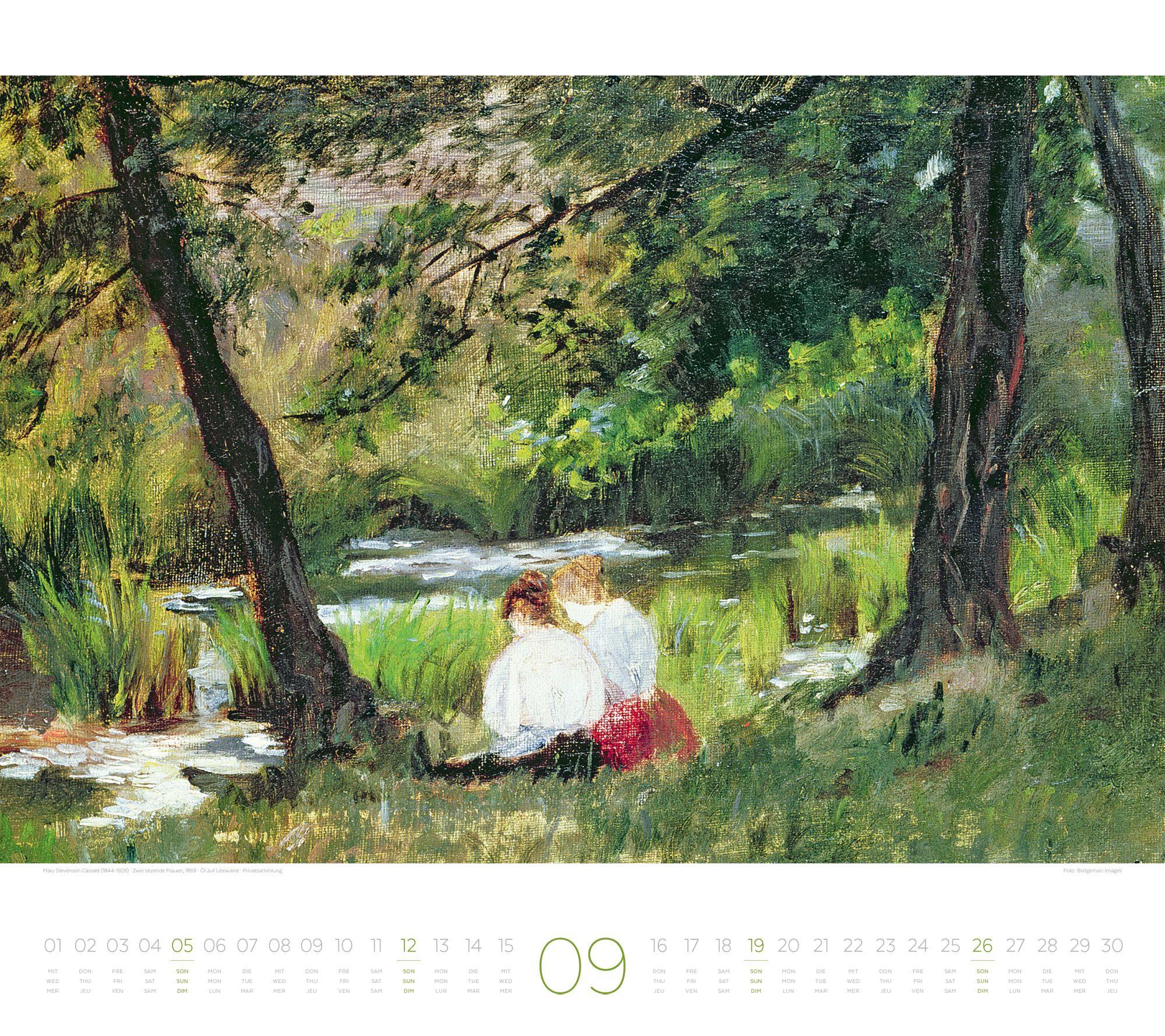 Beispielinhalt (Bild) Die Kunst der Stille Kalender 2027