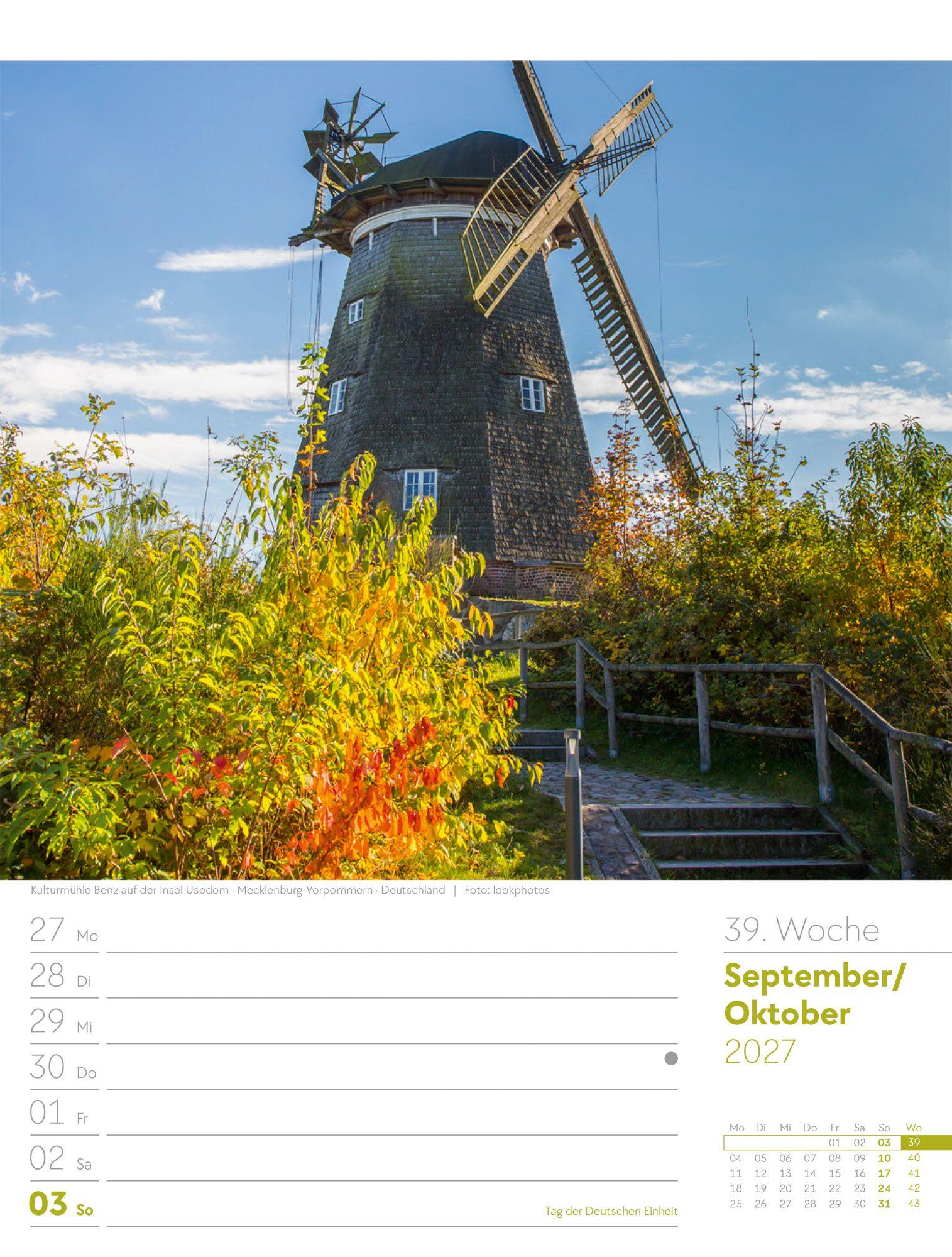 Beispielinhalt (Bild) Am Meer Wochenplaner Kalender 2027