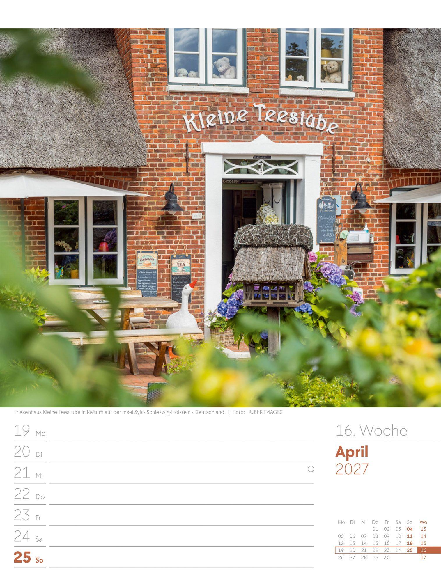 Beispielinhalt (Bild) Am Meer Wochenplaner Kalender 2027