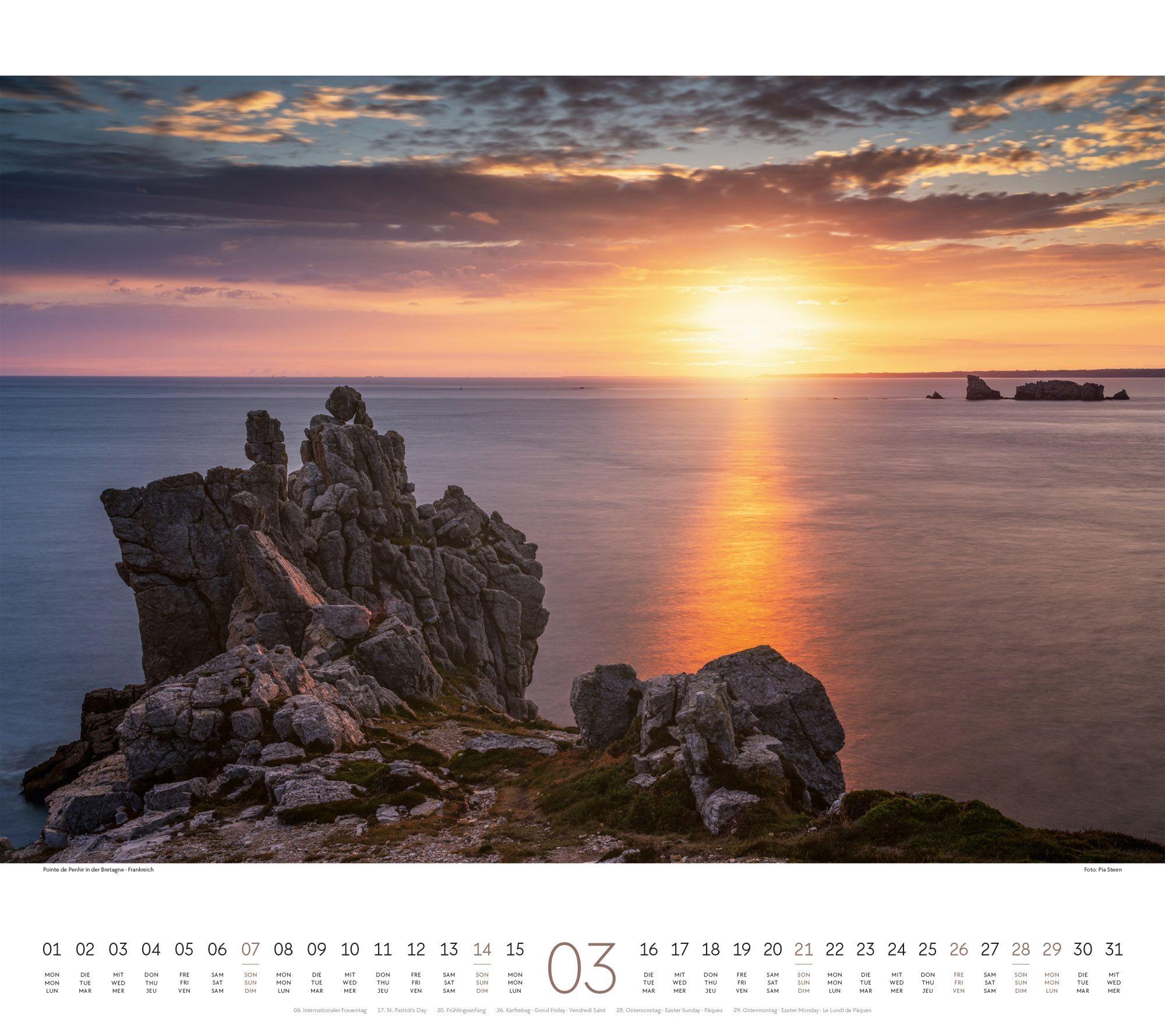 Beispielinhalt (Bild) Wasser Kalender 2027