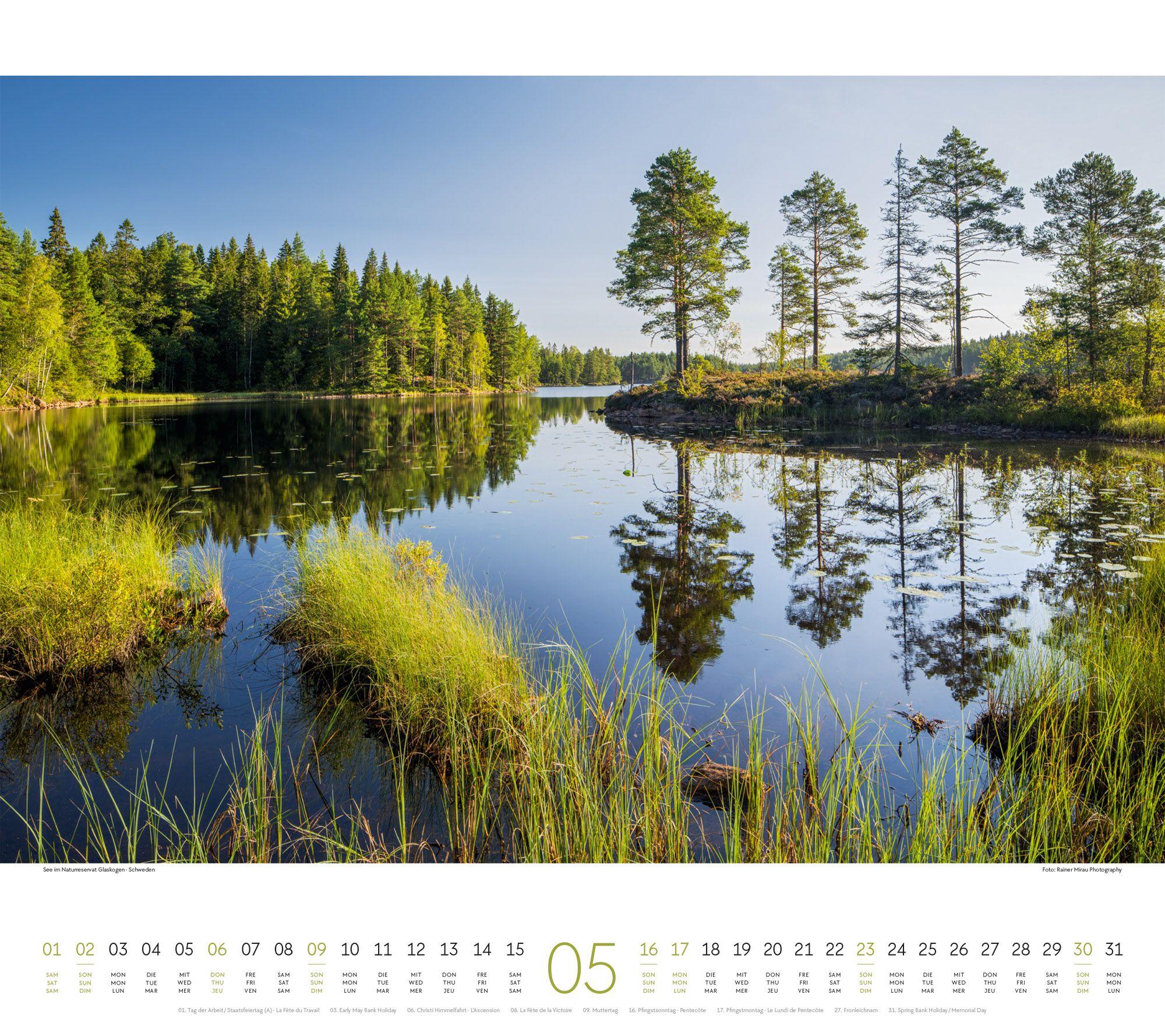 Beispielinhalt (Bild) Wasser Kalender 2027