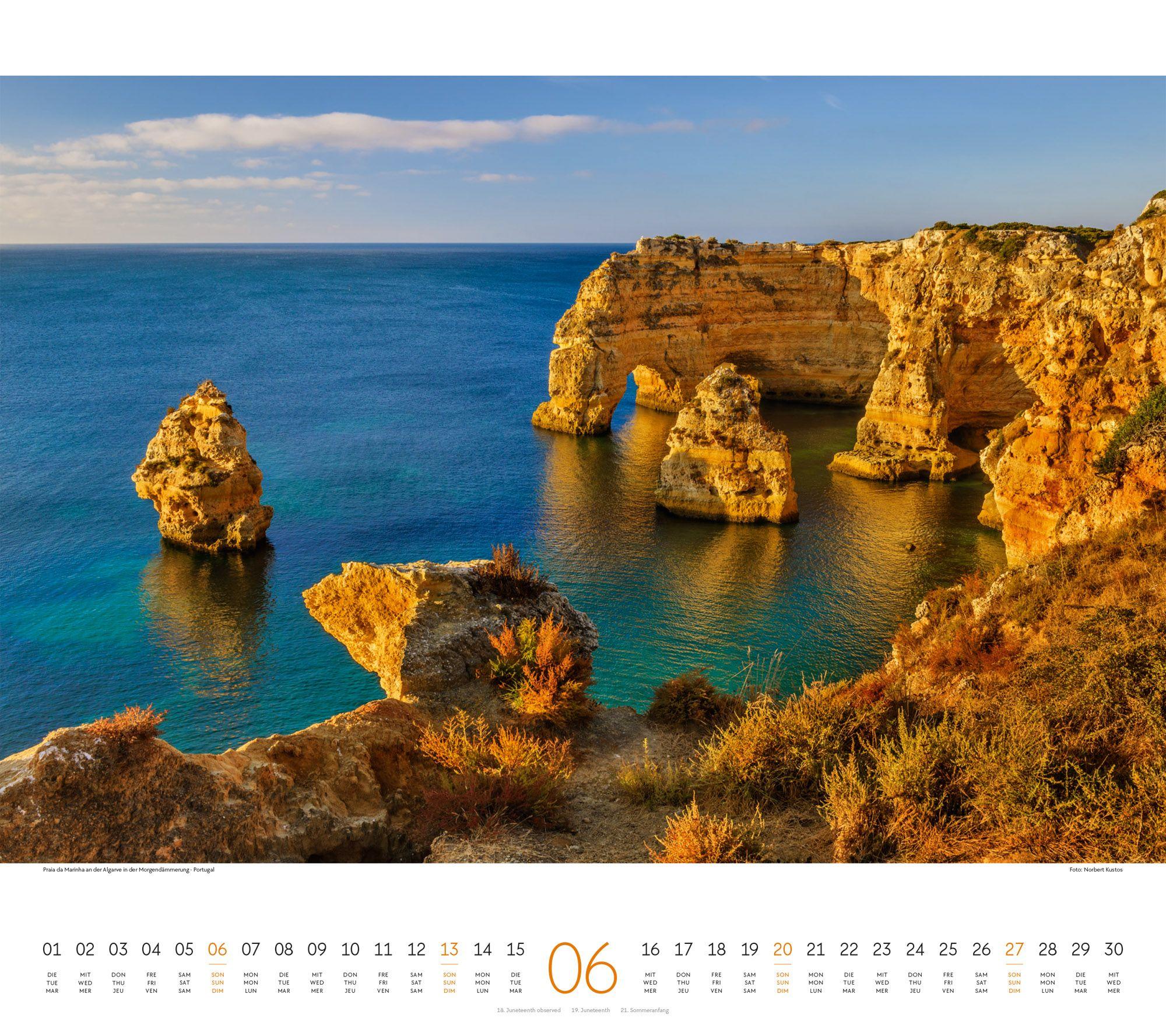 Beispielinhalt (Bild) Wasser Kalender 2027