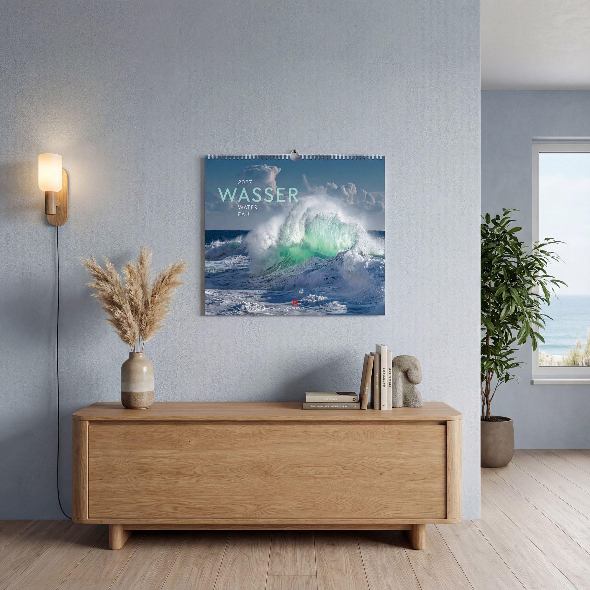 Beispielinhalt (Bild) Wasser Kalender 2027