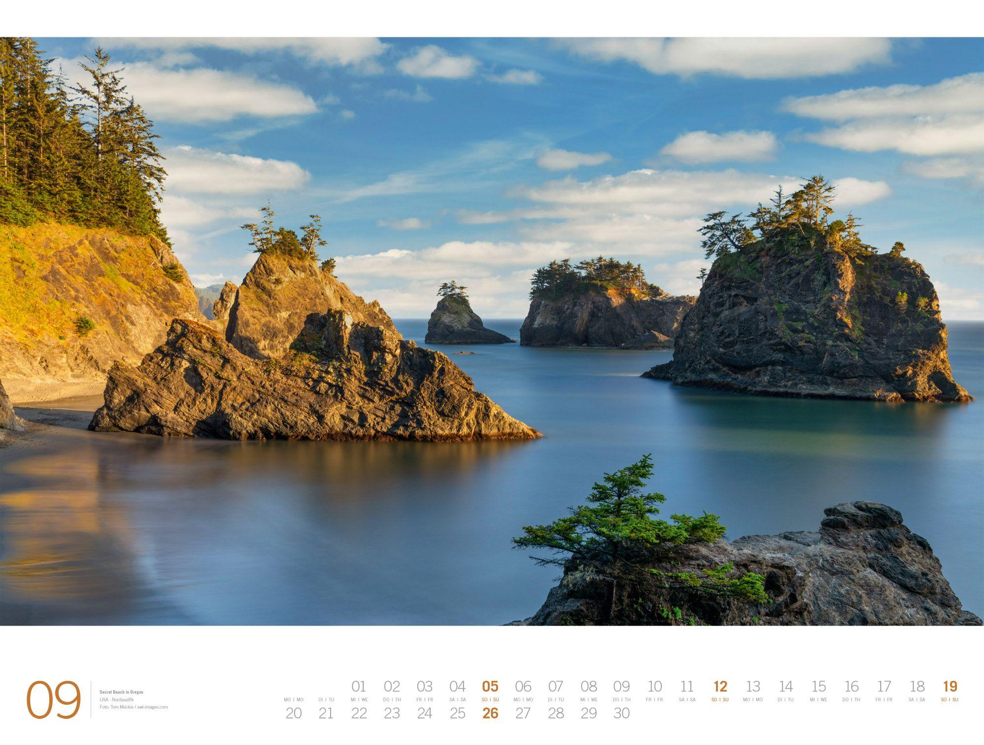 Beispielinhalt (Bild) Meer Gallery Kalender 2027