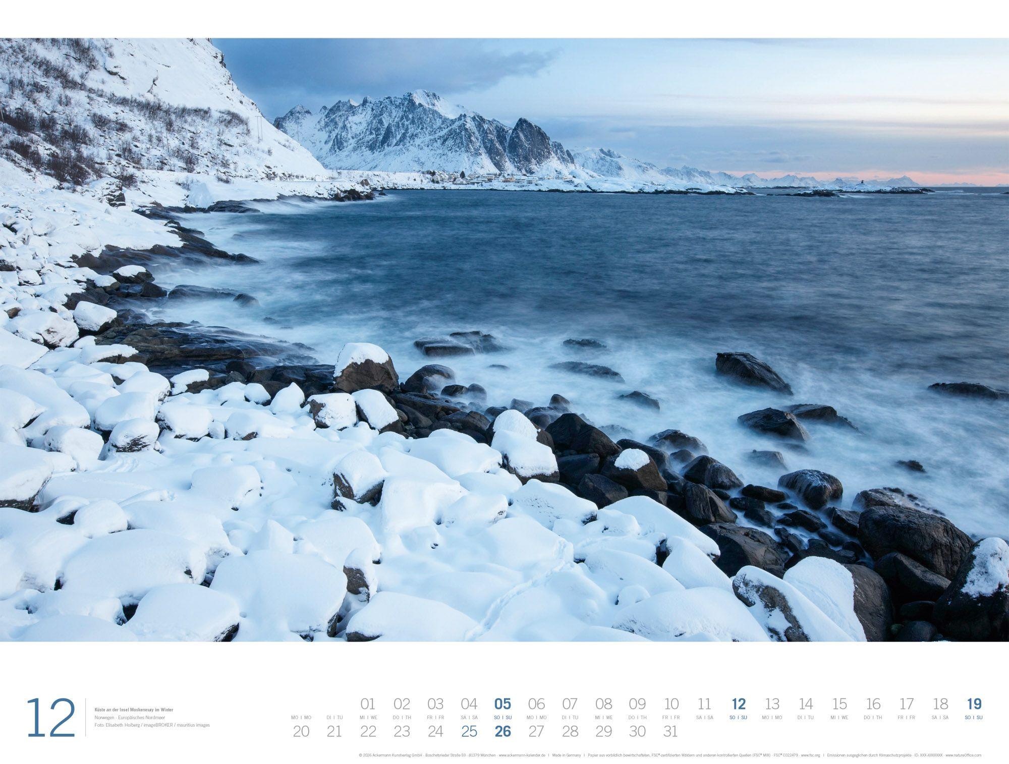 Beispielinhalt (Bild) Meer Gallery Kalender 2027