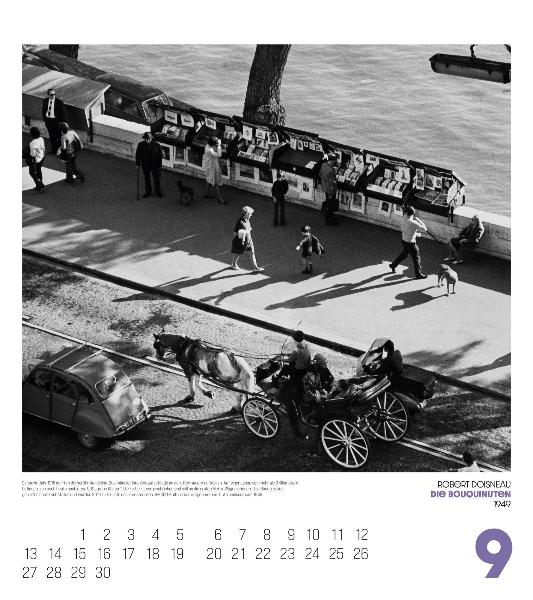 Beispielinhalt (Bild) Paris, mon Amour Kalender 2027