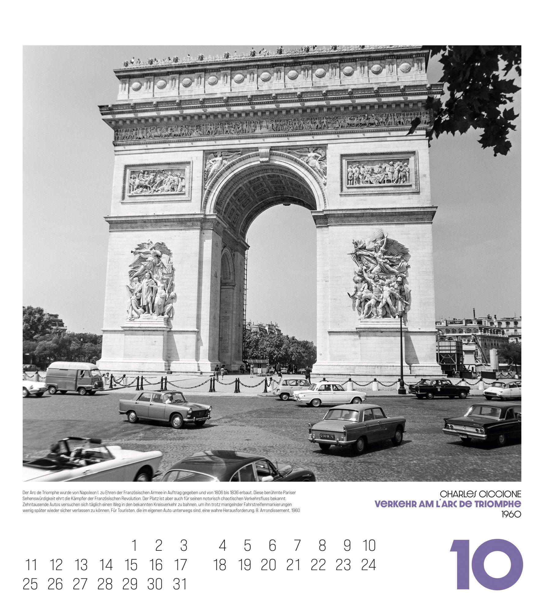 Beispielinhalt (Bild) Paris, mon Amour Kalender 2027
