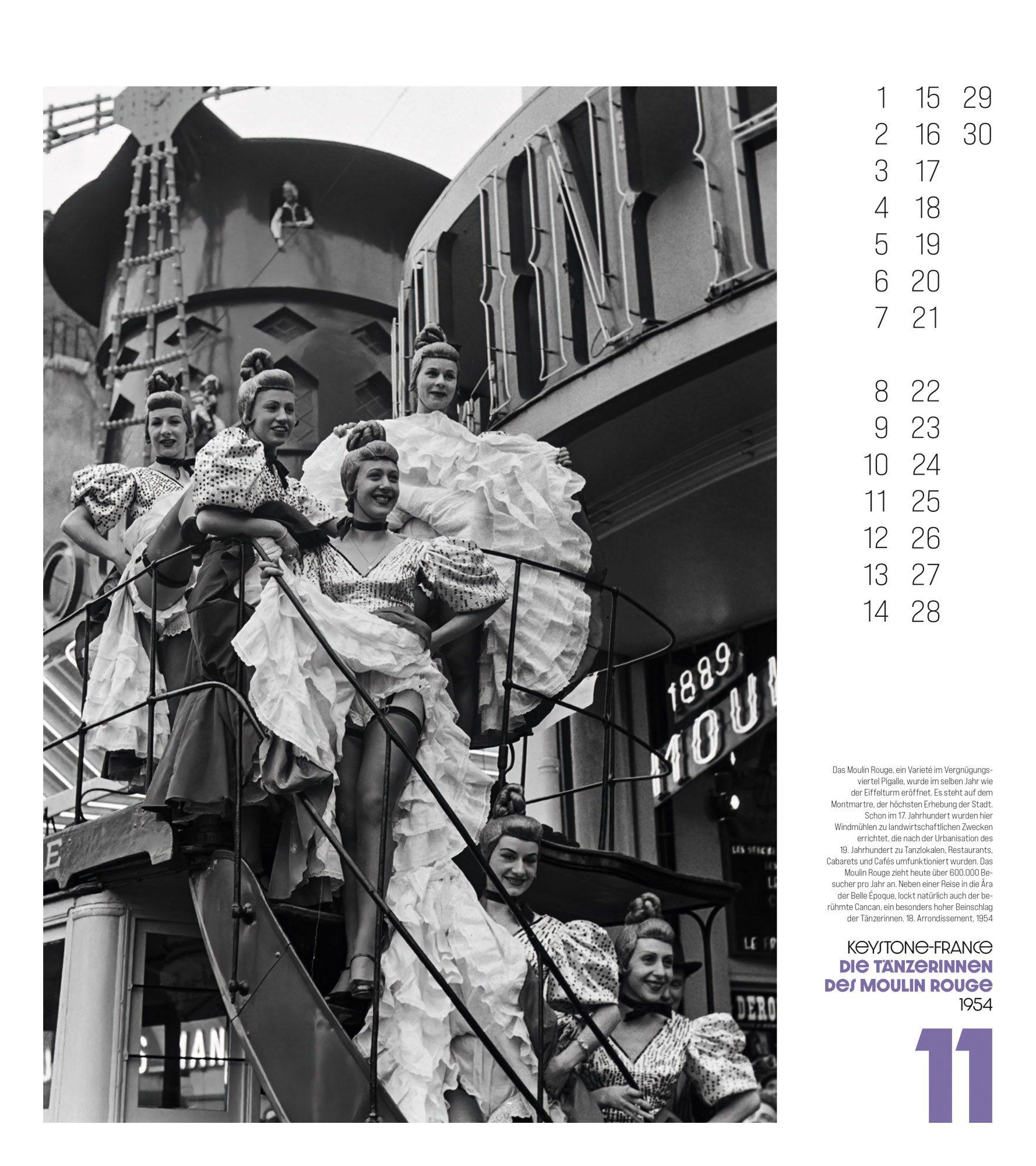 Beispielinhalt (Bild) Paris, mon Amour Kalender 2027