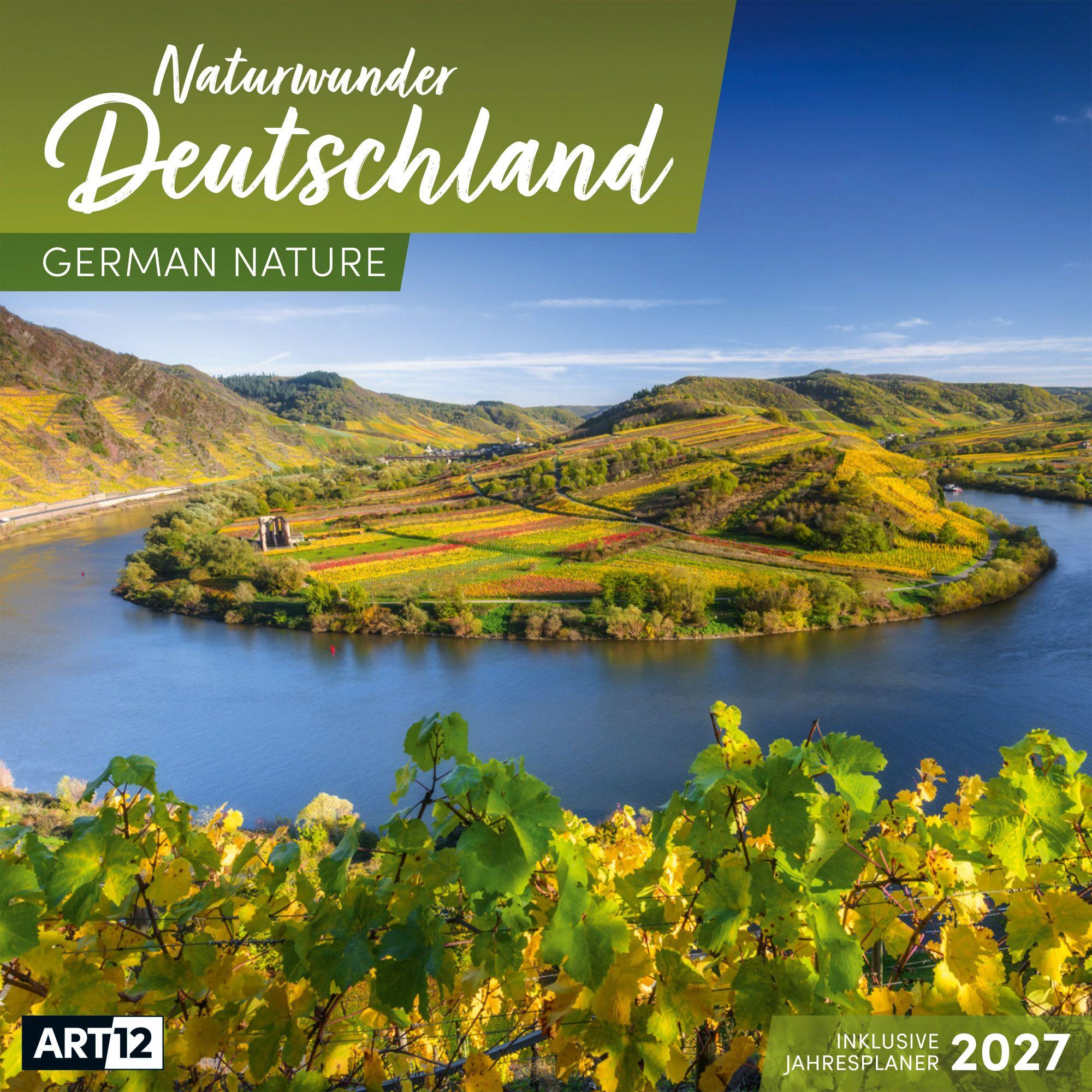 Vorderes Coverbild Naturwunder Deutschland Kalender 2027 - 30x30 - Art12
