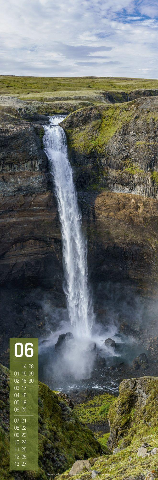 Beispielinhalt (Bild) Island Vertikal Kalender 2027