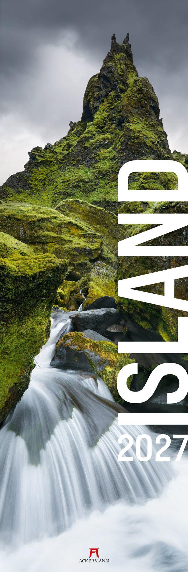 Vorderes Coverbild Island Vertikal Kalender 2027