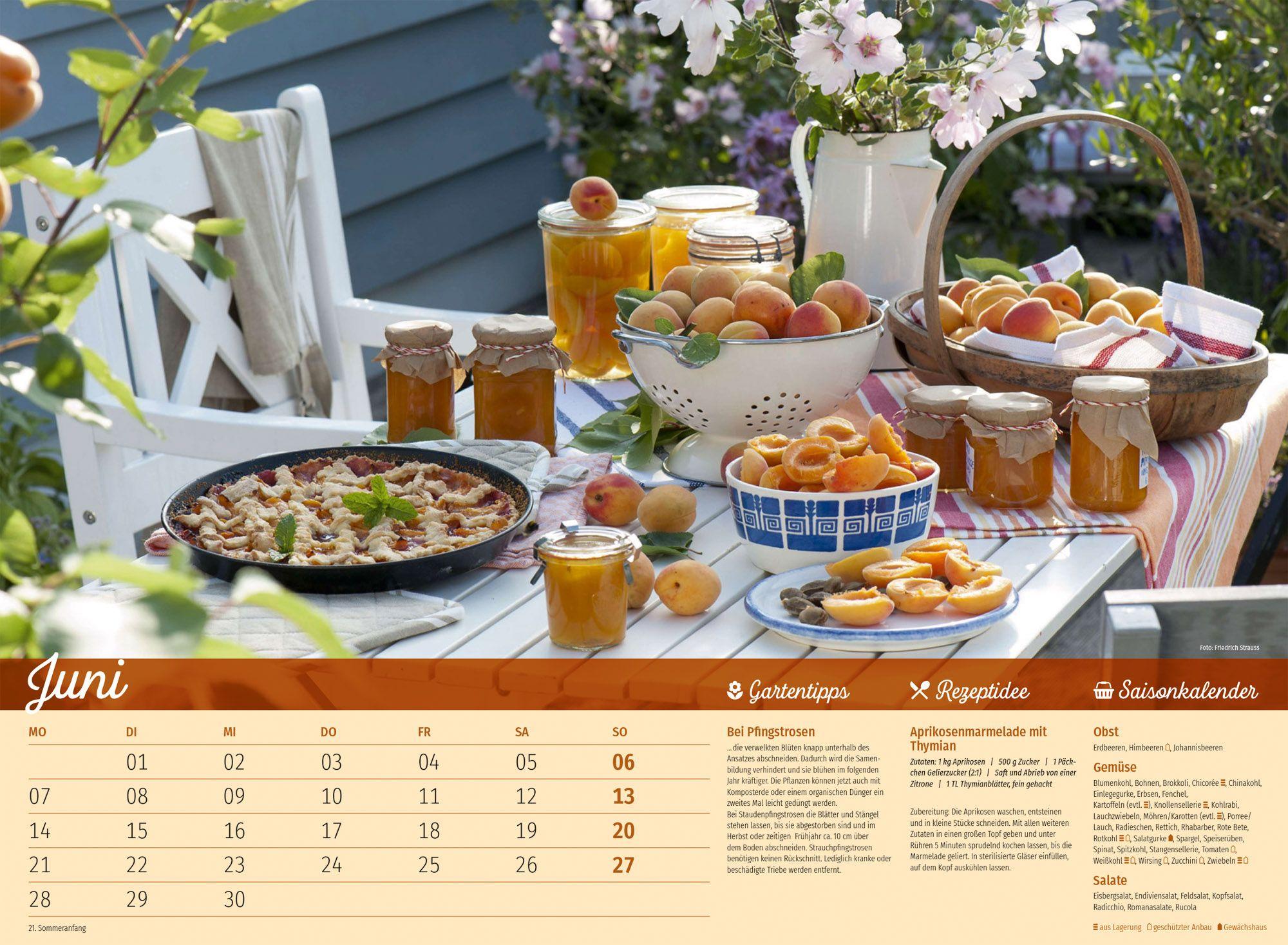 Beispielinhalt (Bild) Landliebe Garten-Kalender 2027