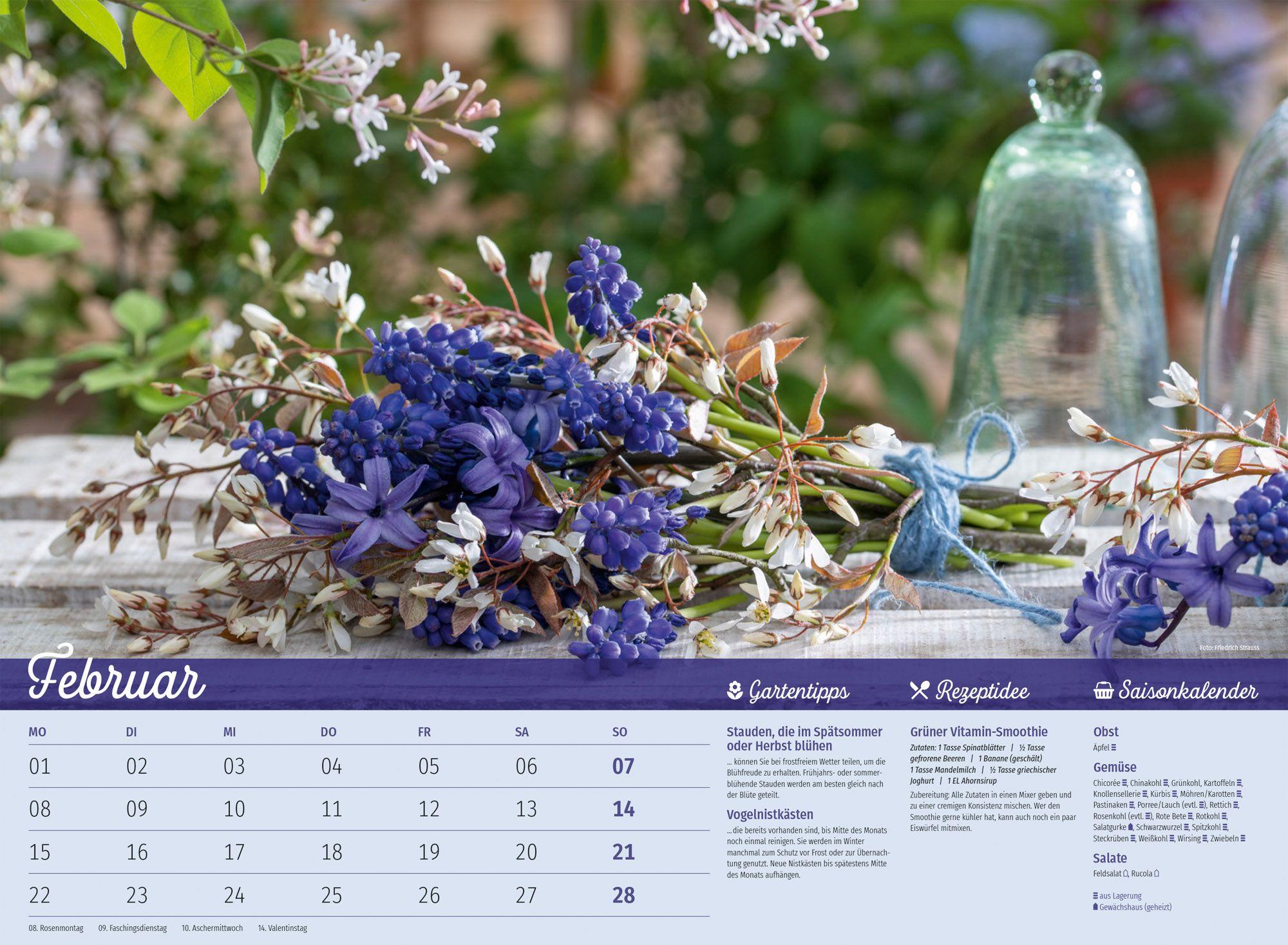 Beispielinhalt (Bild) Landliebe Garten-Kalender 2027