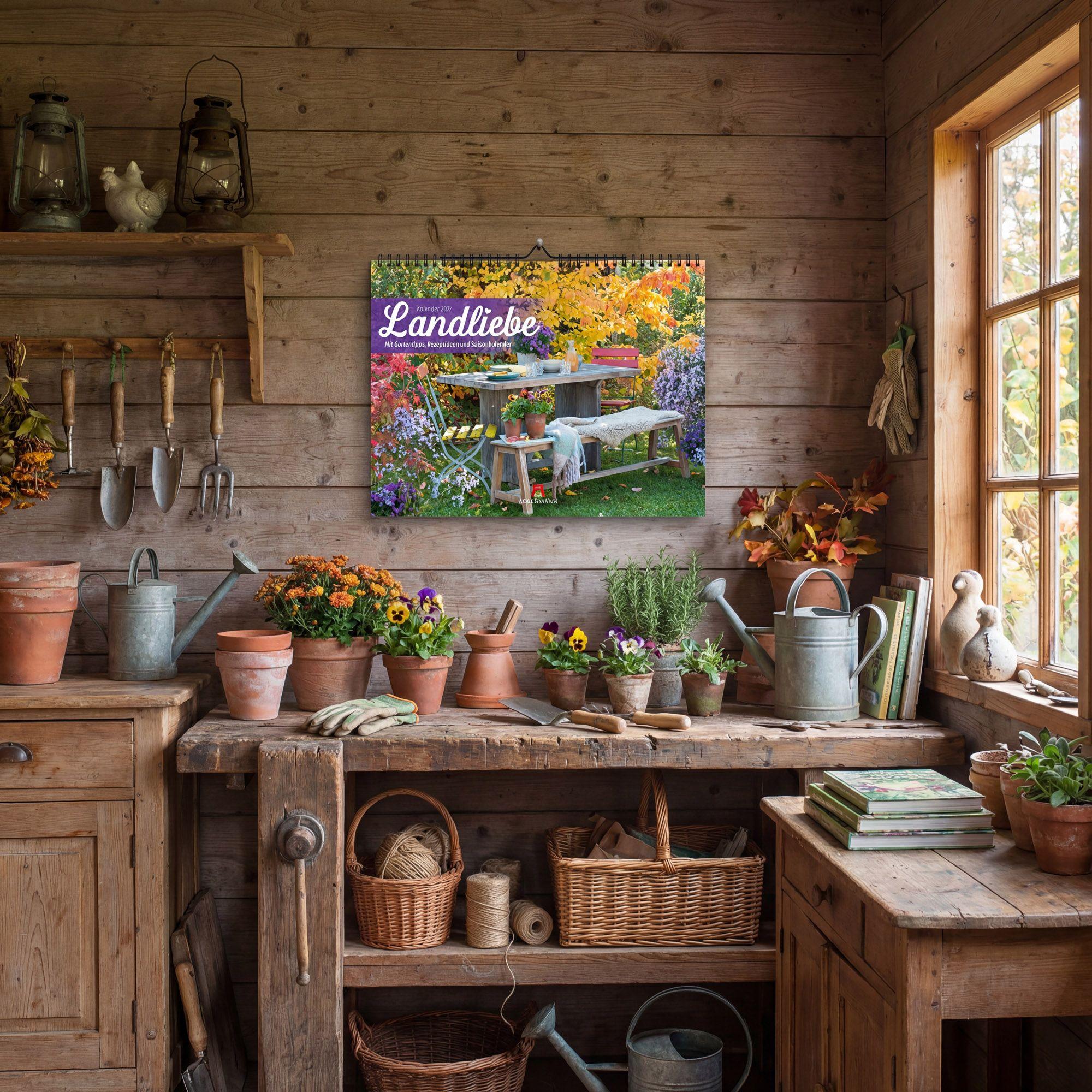 Beispielinhalt (Bild) Landliebe Garten-Kalender 2027