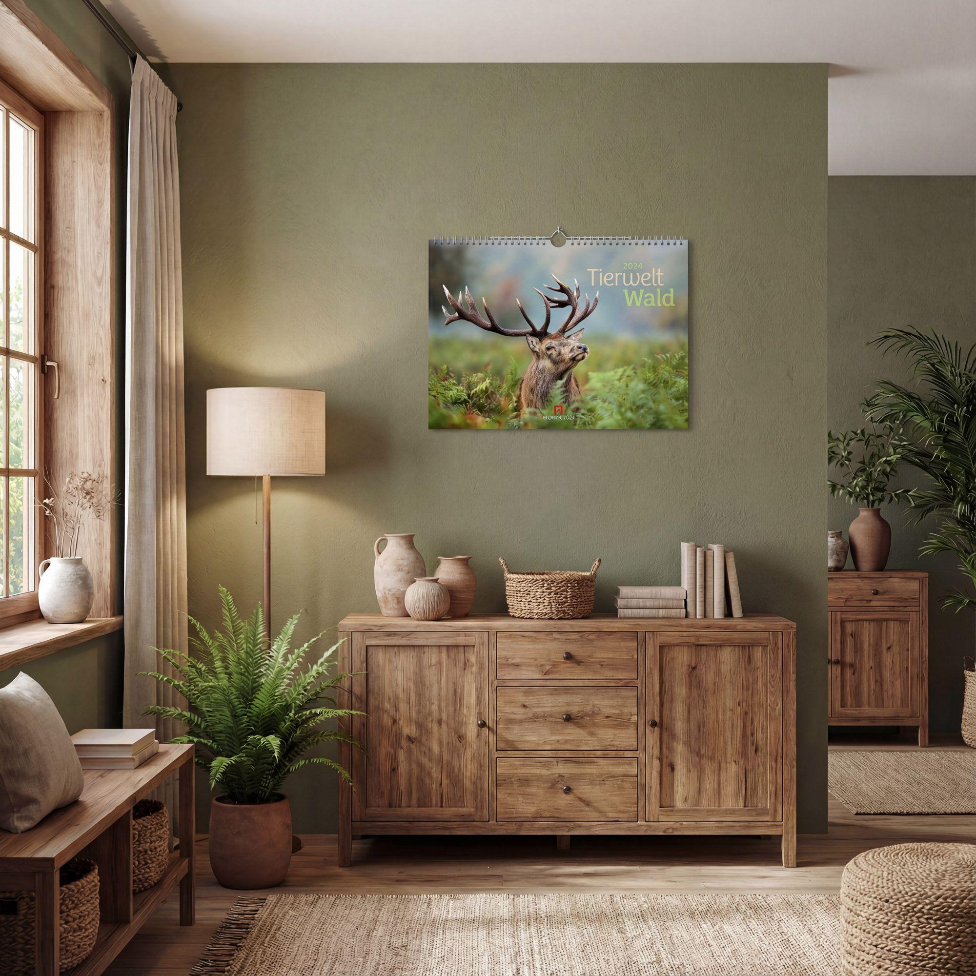 Beispielinhalt (Bild) Tierwelt Wald Kalender 2027