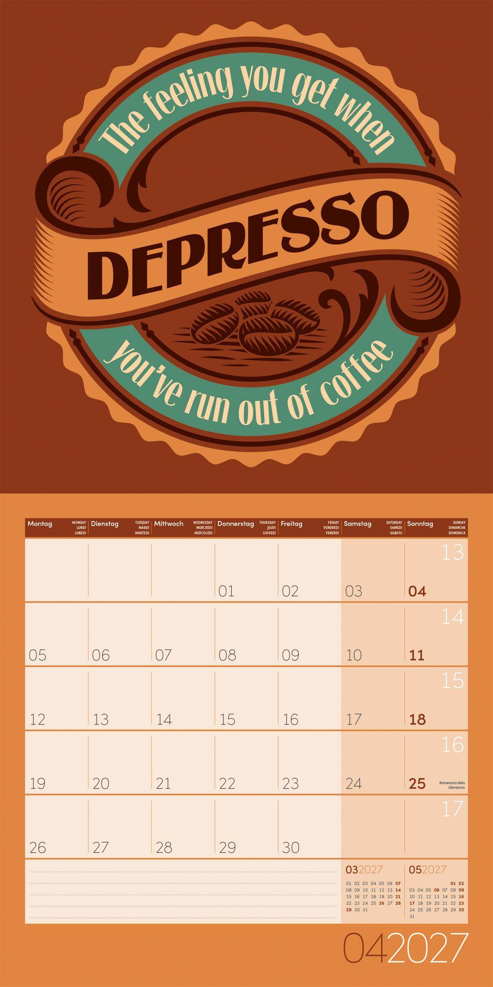 Beispielinhalt (Bild) Einspruch Kalender 2027 - 30x30 - Art12