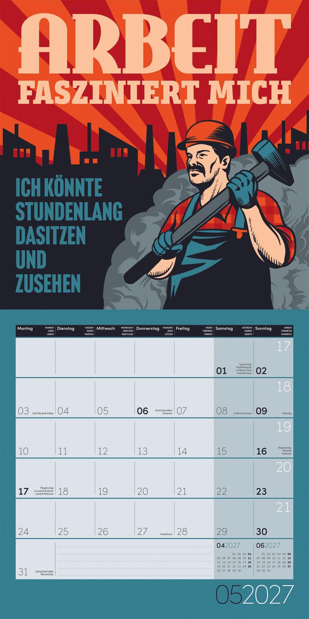 Beispielinhalt (Bild) Einspruch Kalender 2027 - 30x30 - Art12