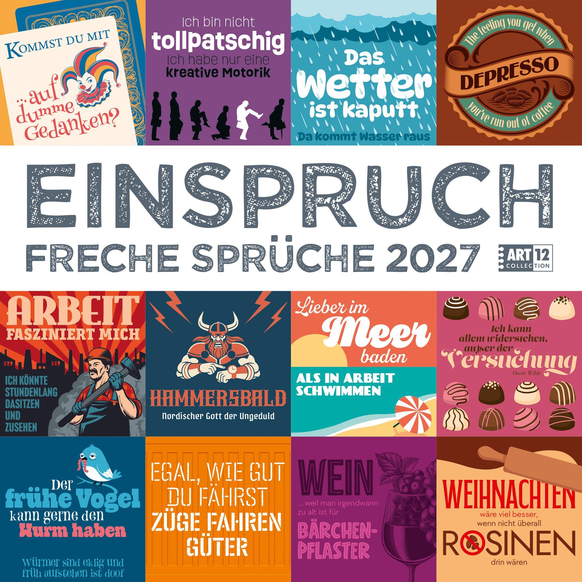 Vorderes Coverbild Einspruch Kalender 2027 - 30x30 - Art12