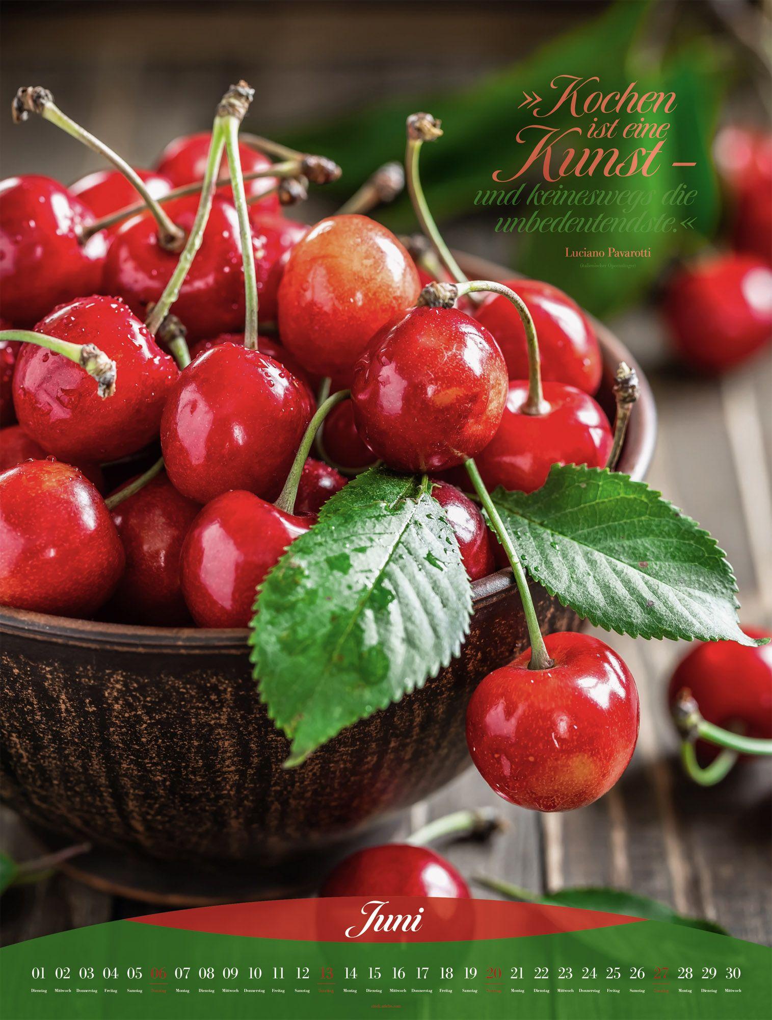 Beispielinhalt (Bild) Art Culinaire Kalender 2027