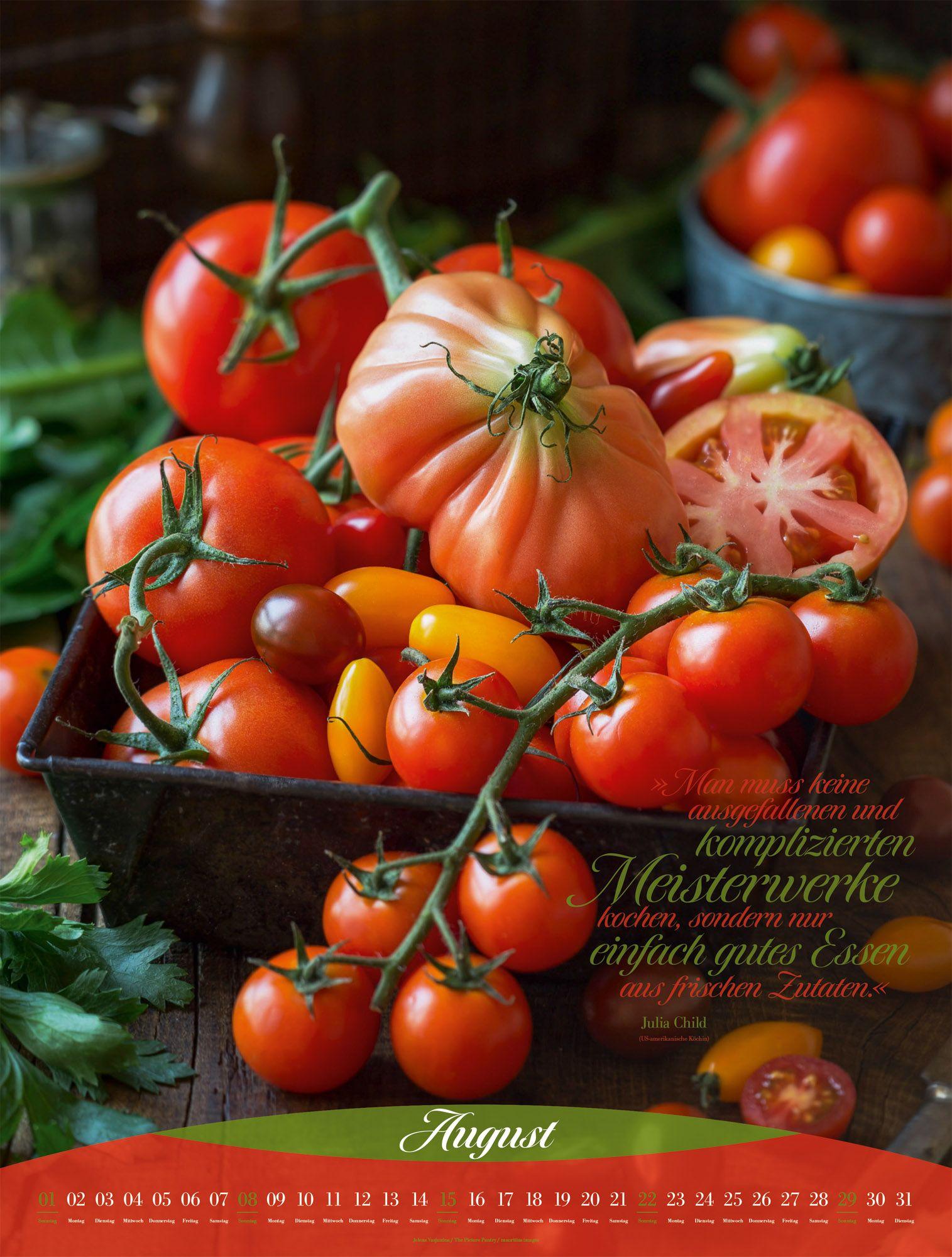 Beispielinhalt (Bild) Art Culinaire Kalender 2027