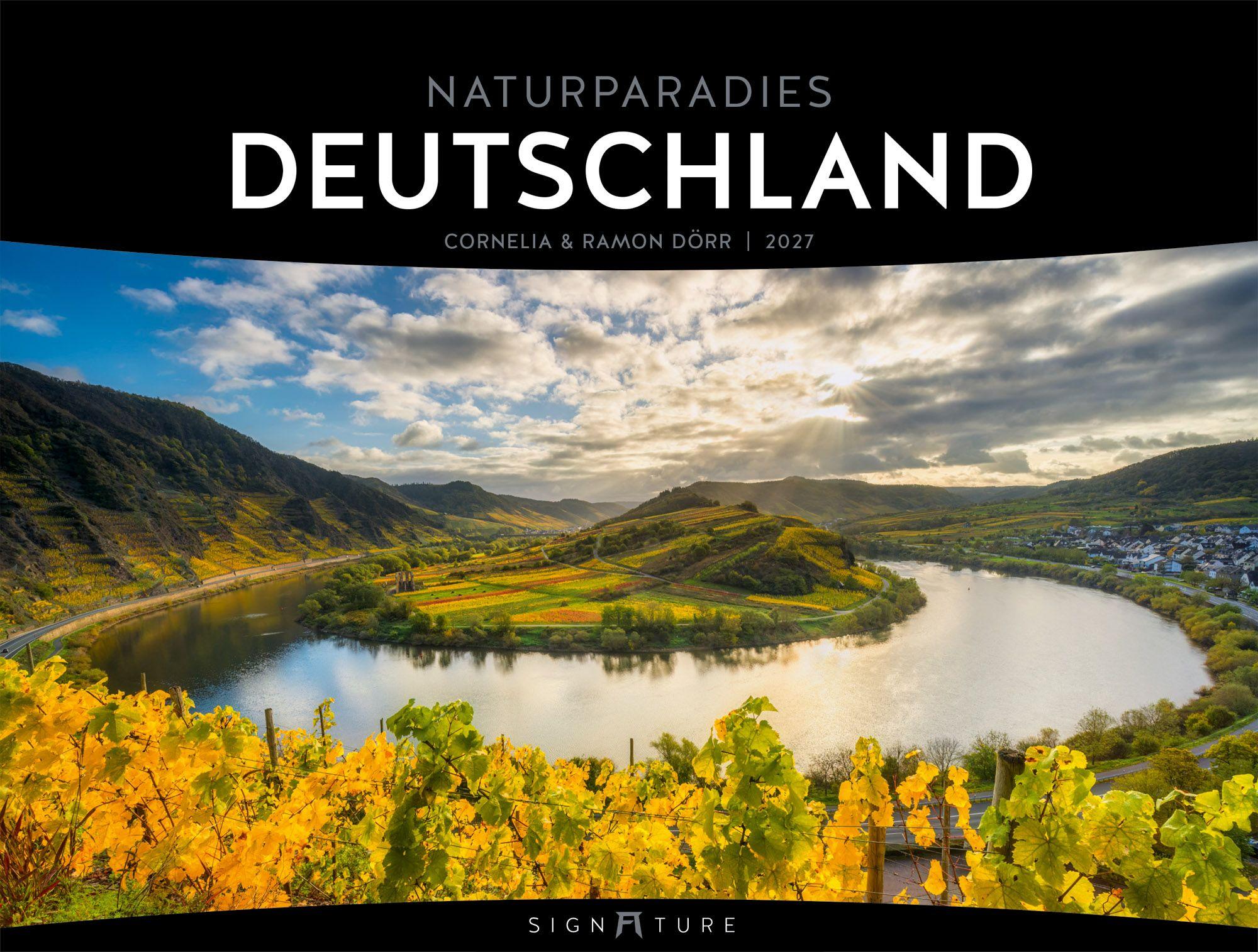 Vorderes Coverbild Naturparadies Deutschland Signature Kalender 2027