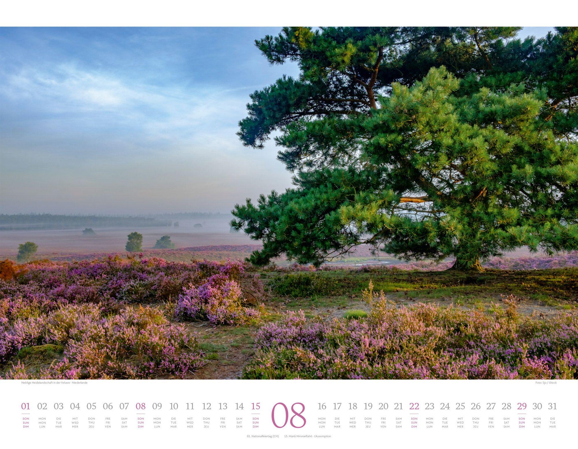 Beispielinhalt (Bild) Morgenlicht Kalender 2027