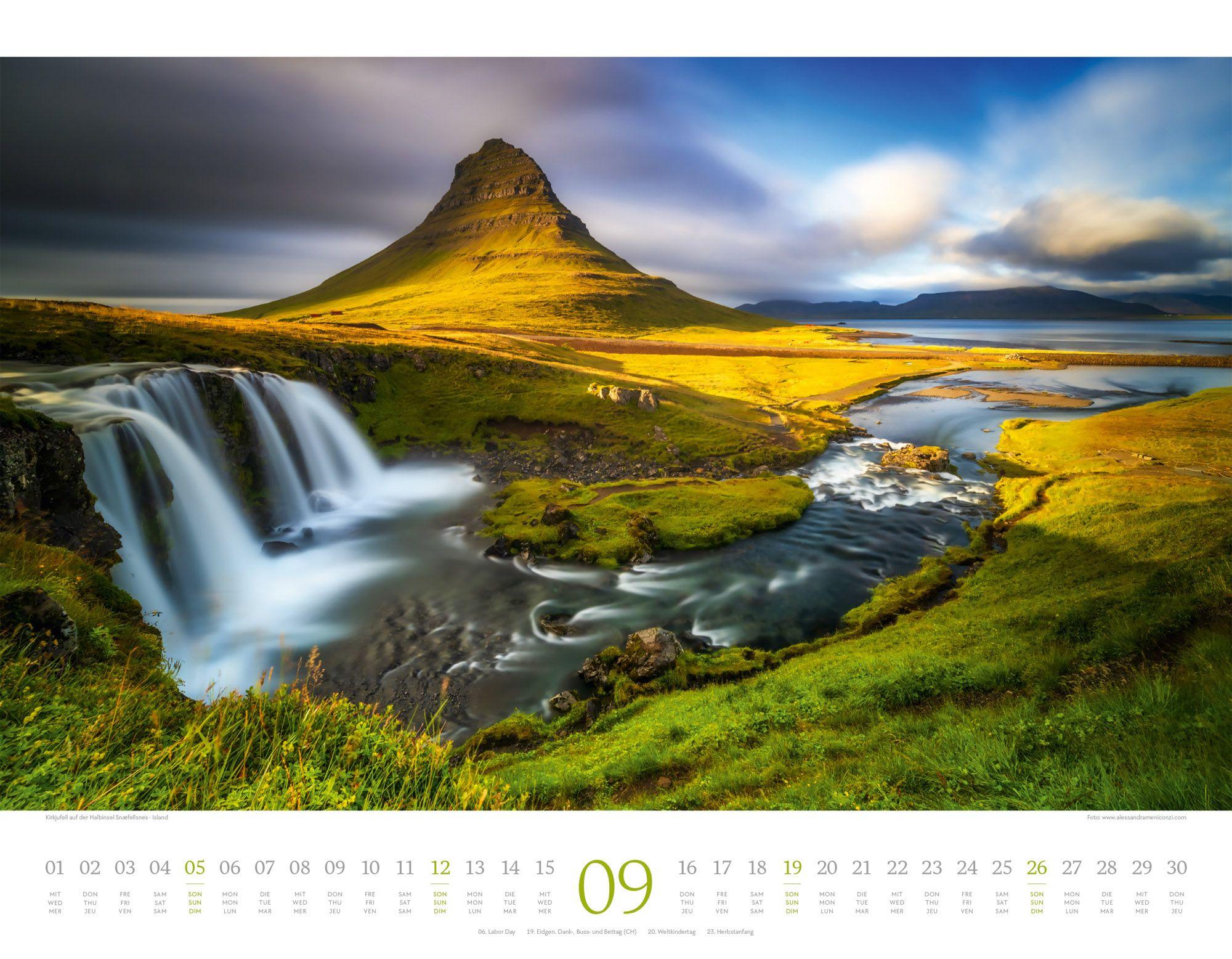 Beispielinhalt (Bild) Morgenlicht Kalender 2027