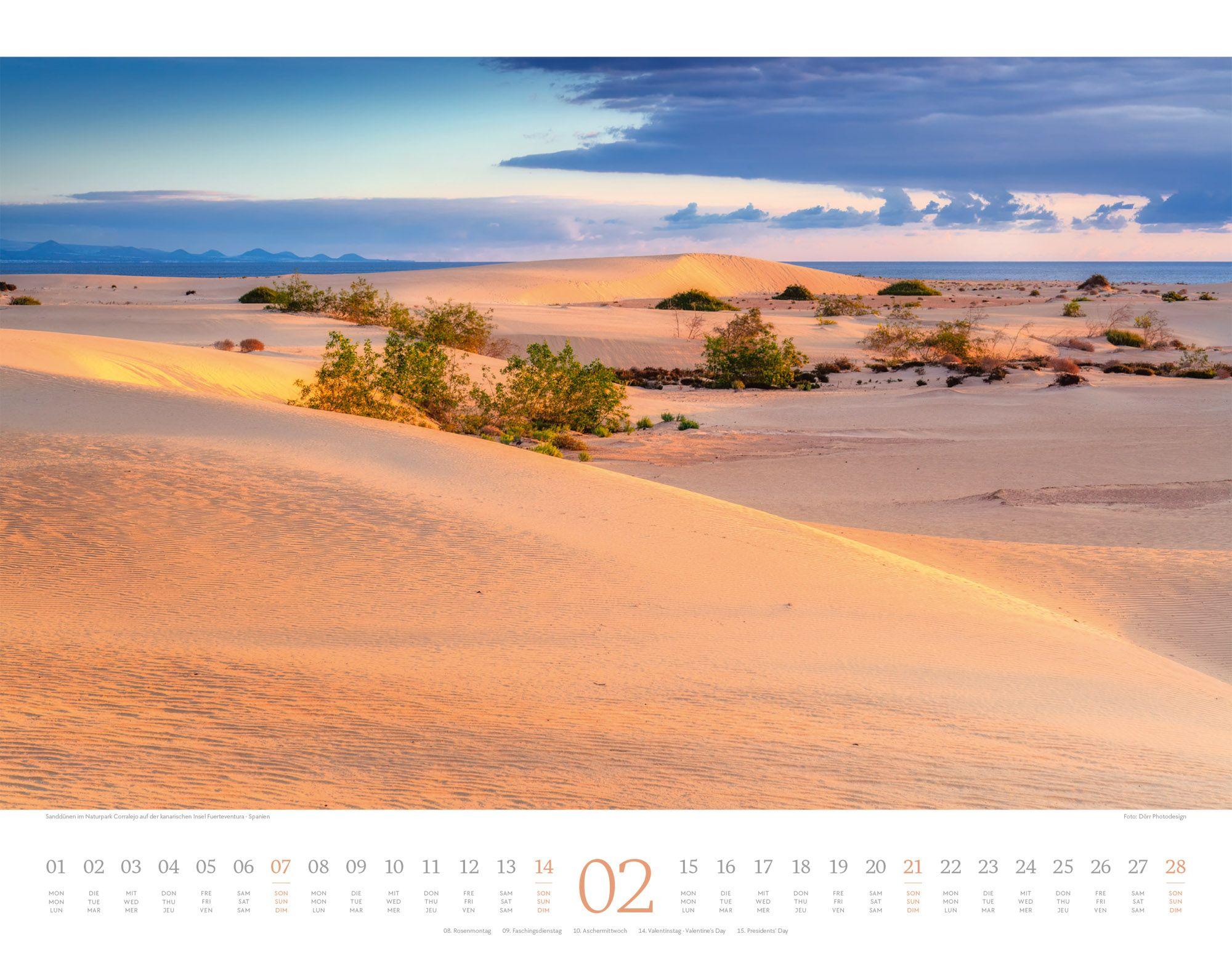 Beispielinhalt (Bild) Morgenlicht Kalender 2027