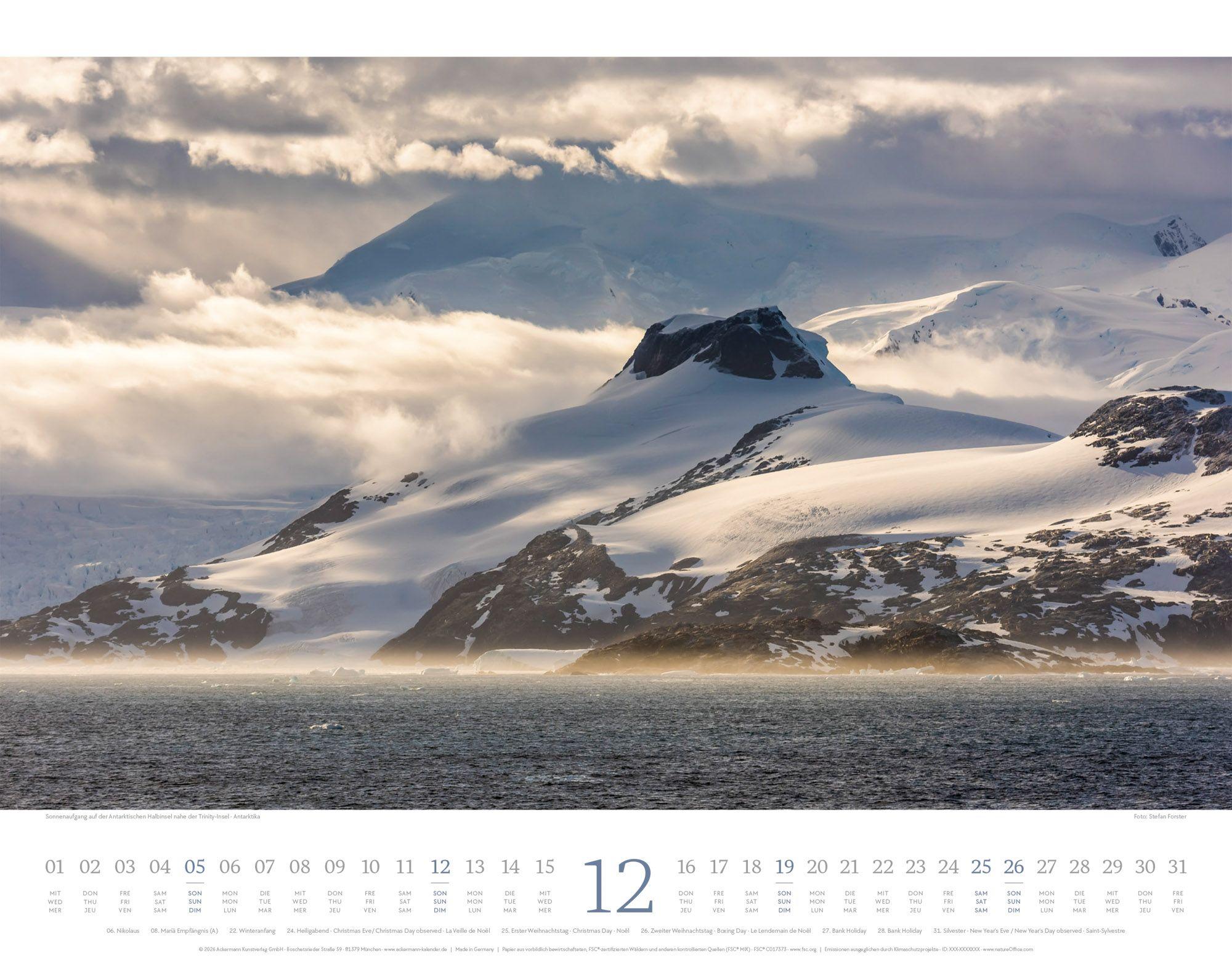 Beispielinhalt (Bild) Morgenlicht Kalender 2027