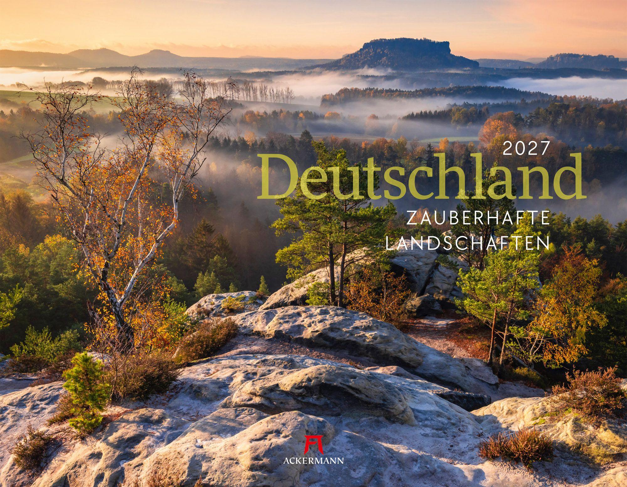 Vorderes Coverbild Deutschland Kalender 2027 | Zauberhafte Landschaften