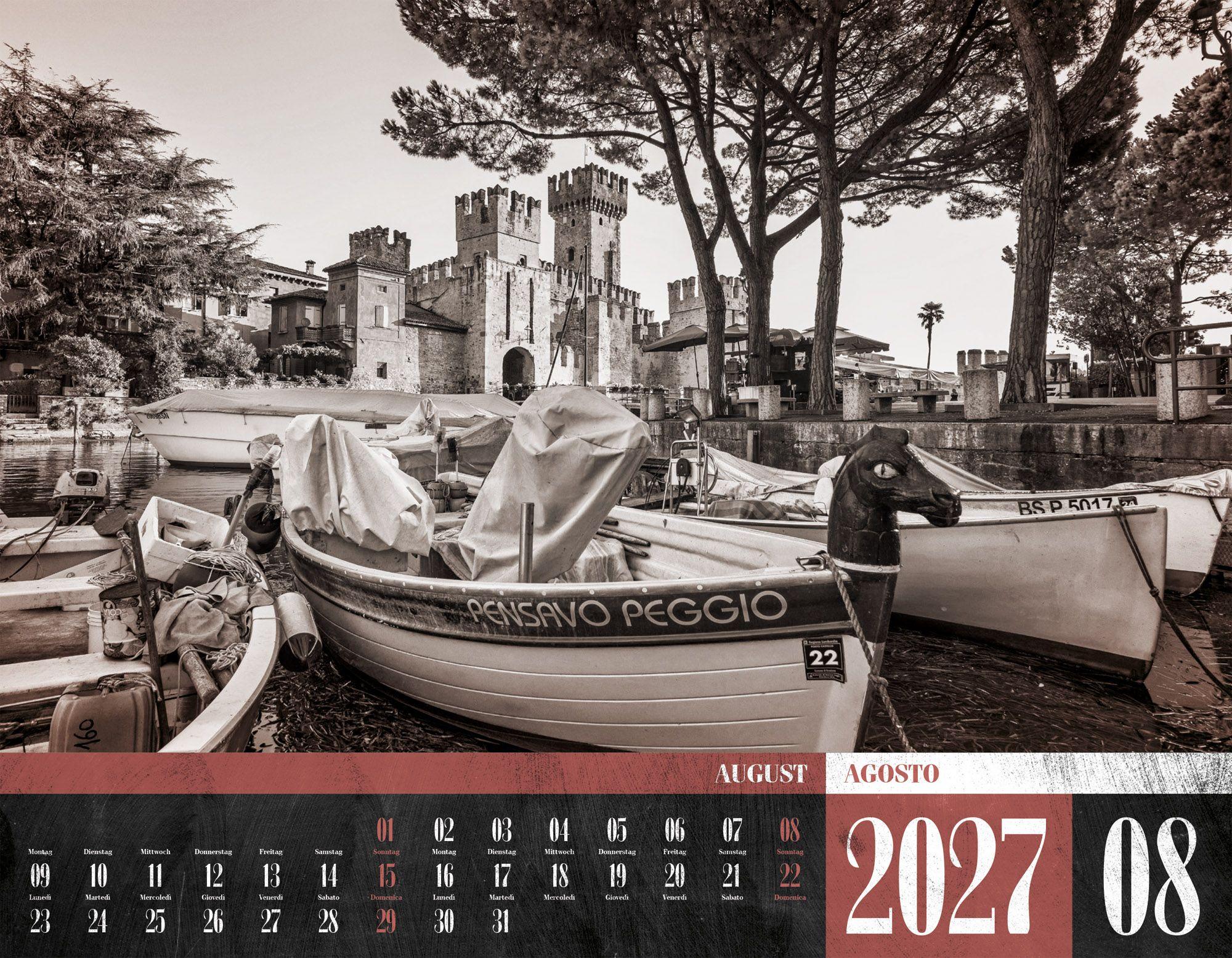 Beispielinhalt (Bild) La Dolce Vita Kalender 2027 | Italienische Lebensart