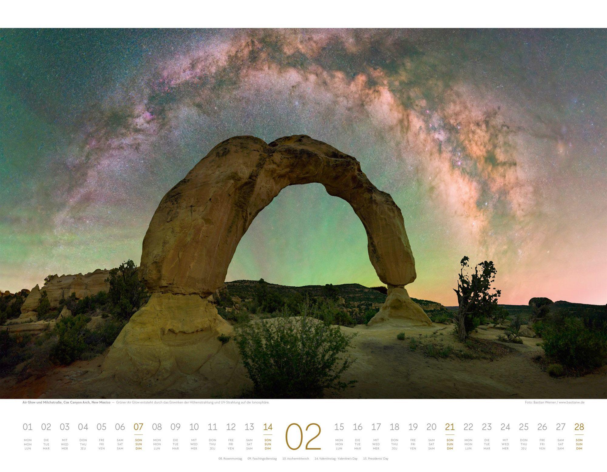 Beispielinhalt (Bild) Naturkräfte Kalender 2027 | Wetterphänomene und Naturgewalten