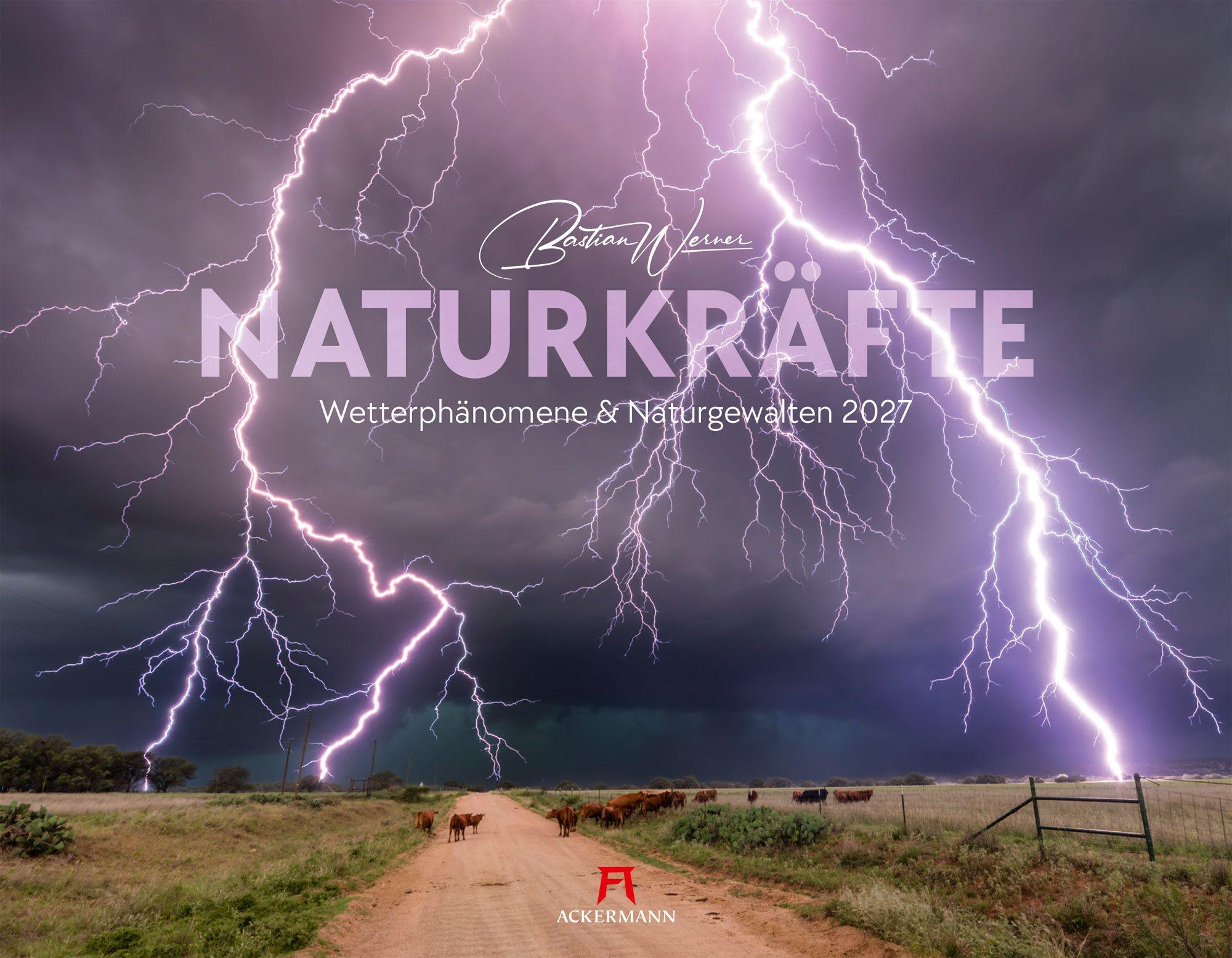 Vorderes Coverbild Naturkräfte Kalender 2027 | Wetterphänomene und Naturgewalten