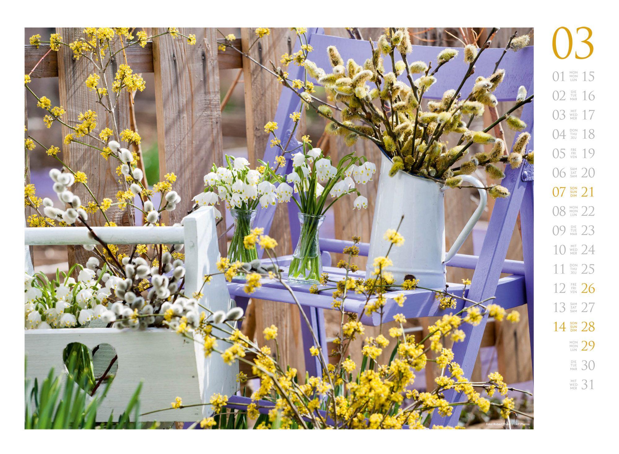 Beispielinhalt (Bild) Blumenzauber Kalender 2027