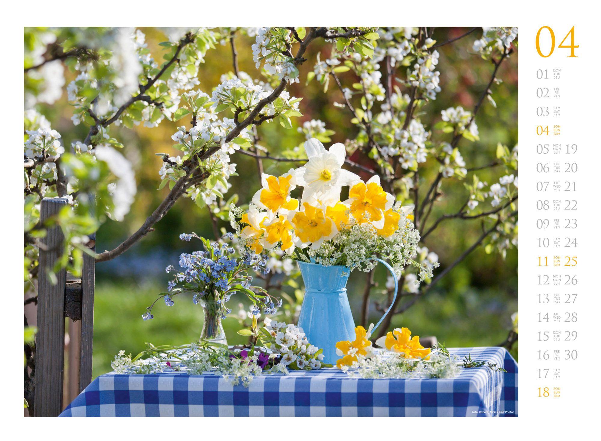 Beispielinhalt (Bild) Blumenzauber Kalender 2027