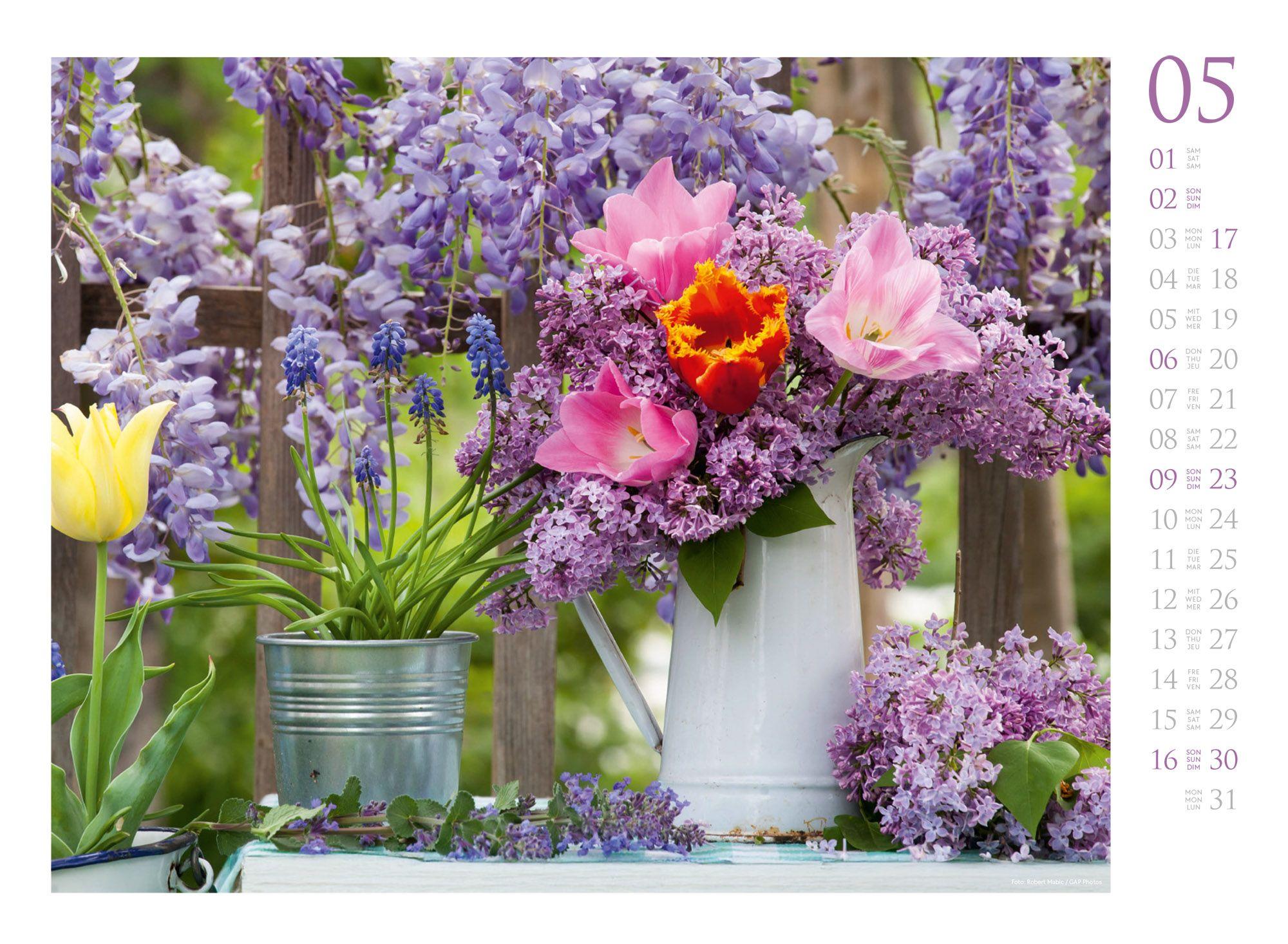 Beispielinhalt (Bild) Blumenzauber Kalender 2027