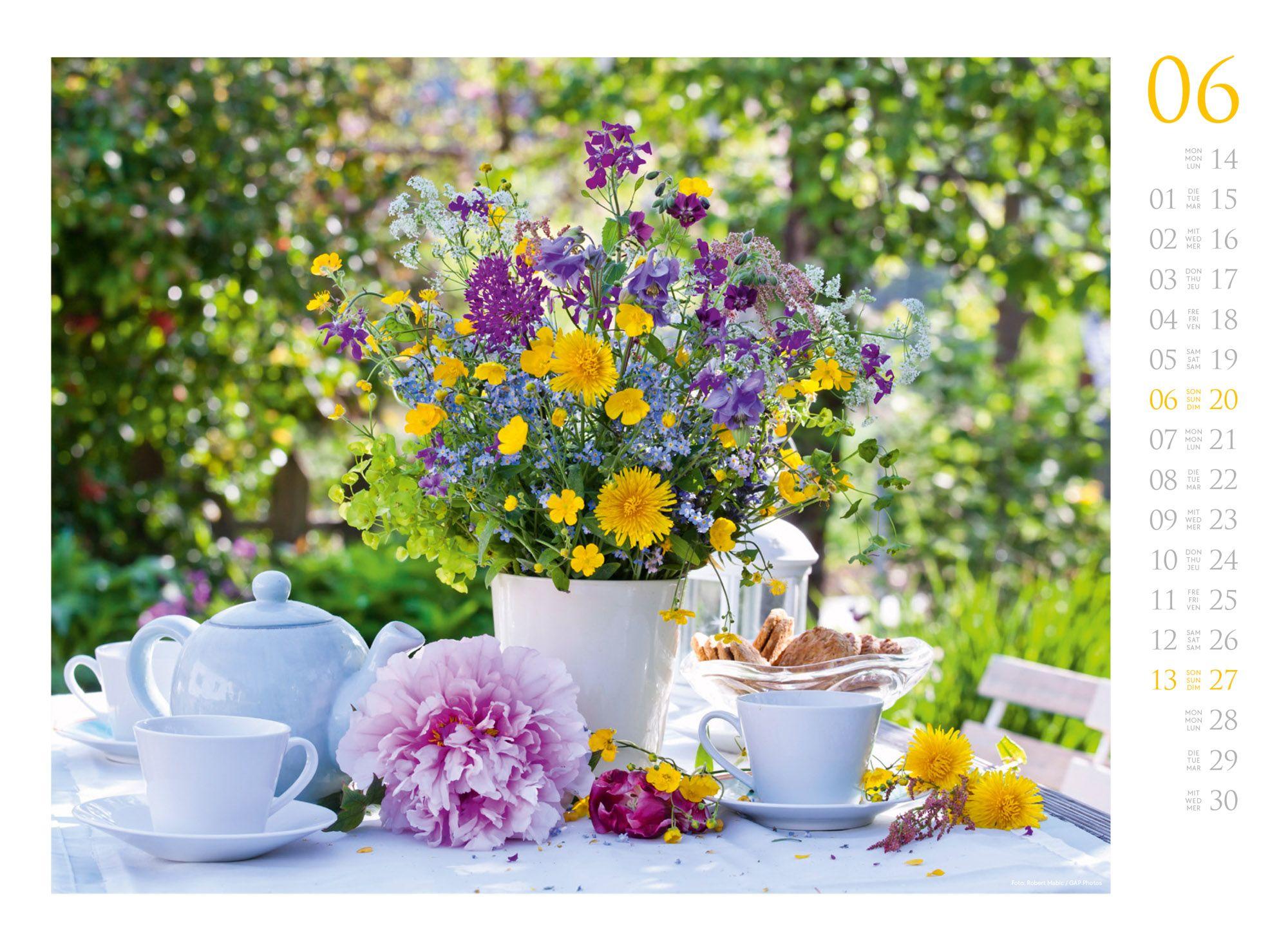 Beispielinhalt (Bild) Blumenzauber Kalender 2027