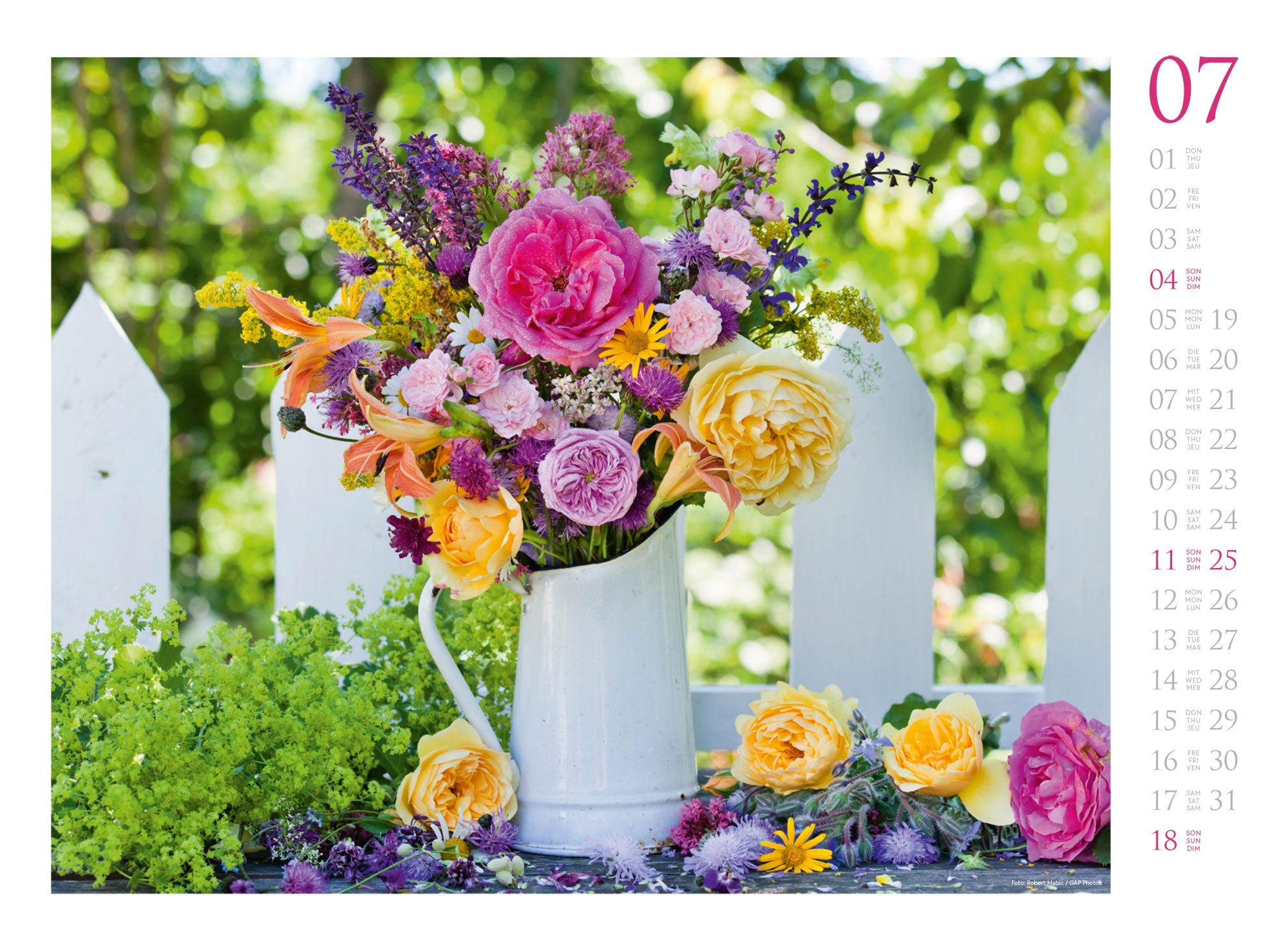 Beispielinhalt (Bild) Blumenzauber Kalender 2027