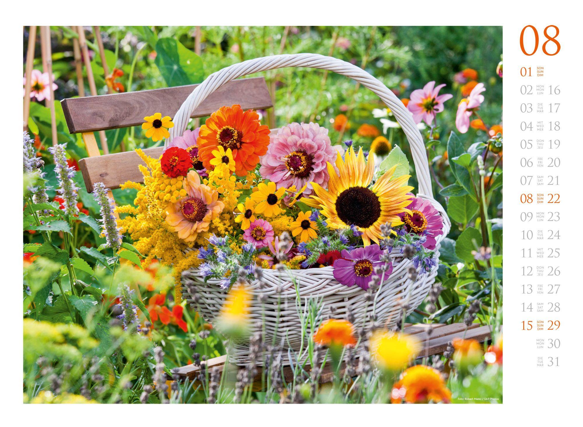 Beispielinhalt (Bild) Blumenzauber Kalender 2027