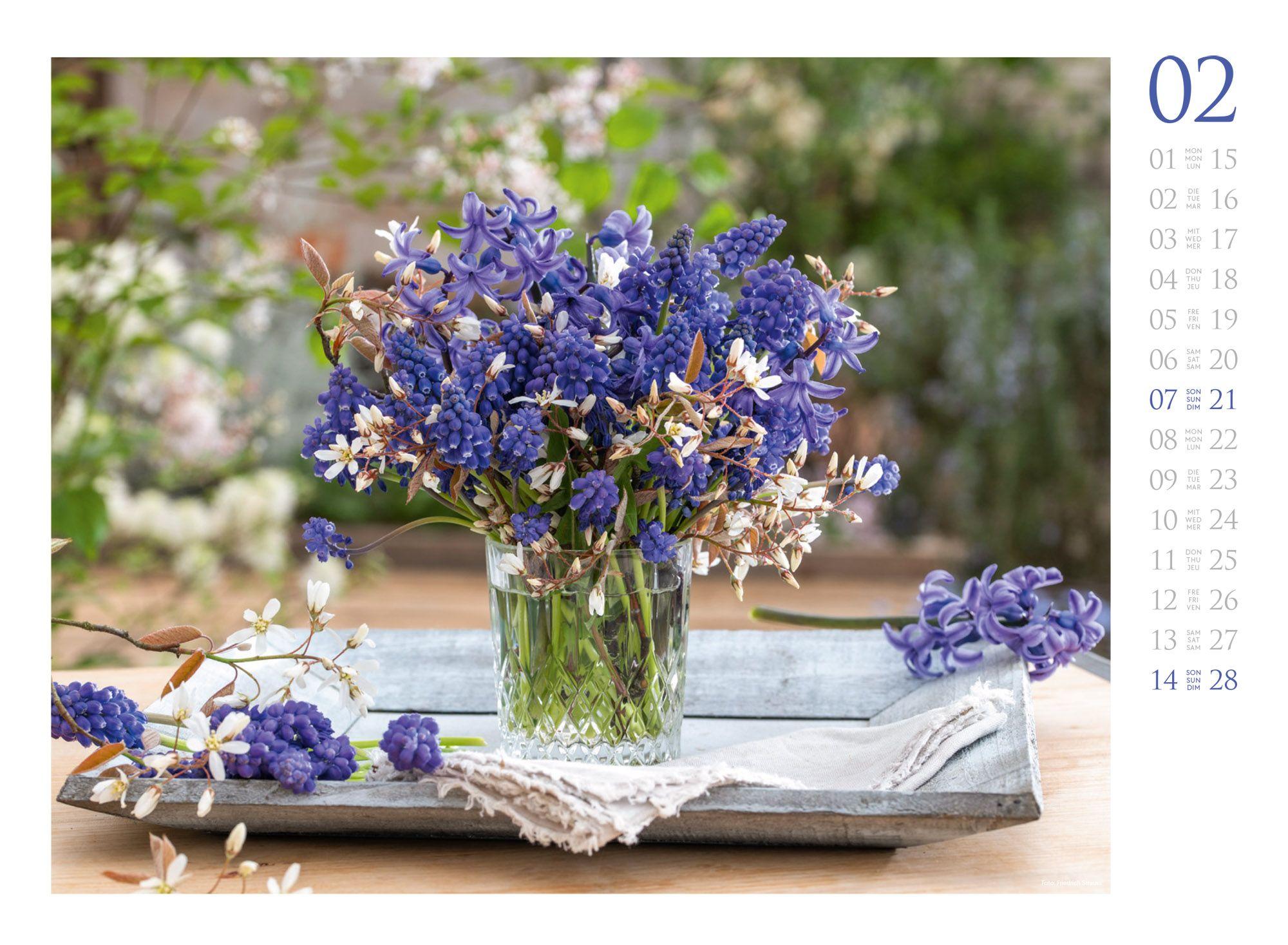 Beispielinhalt (Bild) Blumenzauber Kalender 2027